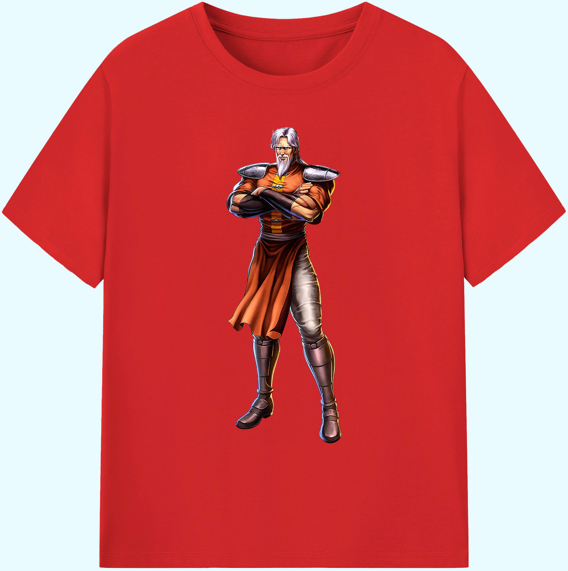 （画像用） 北斗の拳 Fist of the North Star 綿100％ メンズ半袖Tシャツ｜肌触りやわらか＆通気性
