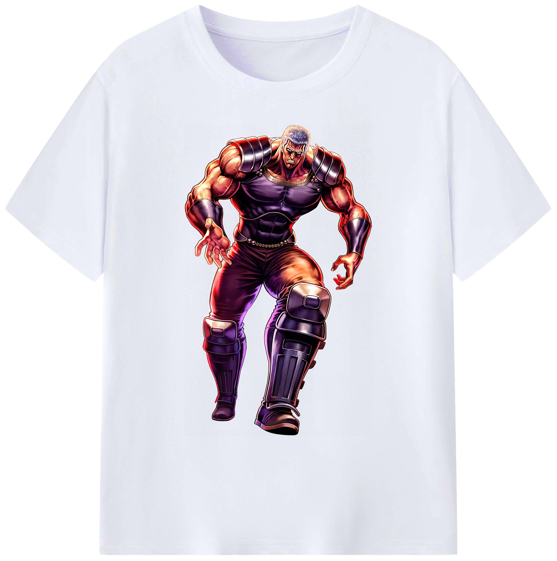 （画像用） 北斗の拳 Fist of the North Star 綿100％ メンズ半袖Tシャツ｜肌触りやわらか＆通気性