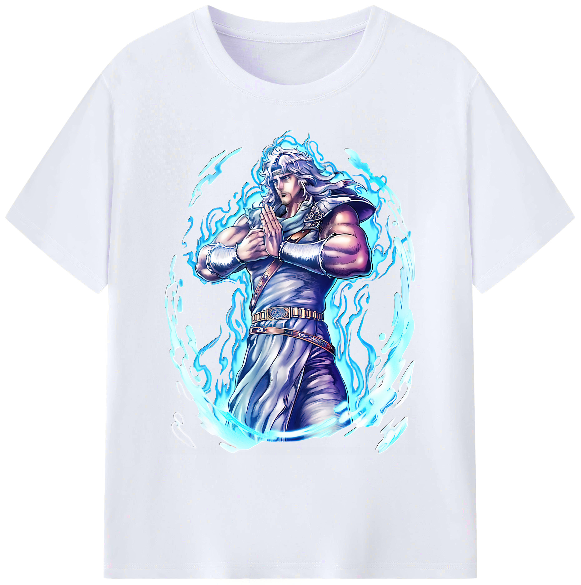 （画像用） 北斗の拳 Fist of the North Star 綿100％ メンズ半袖Tシャツ｜肌触りやわらか＆通気性