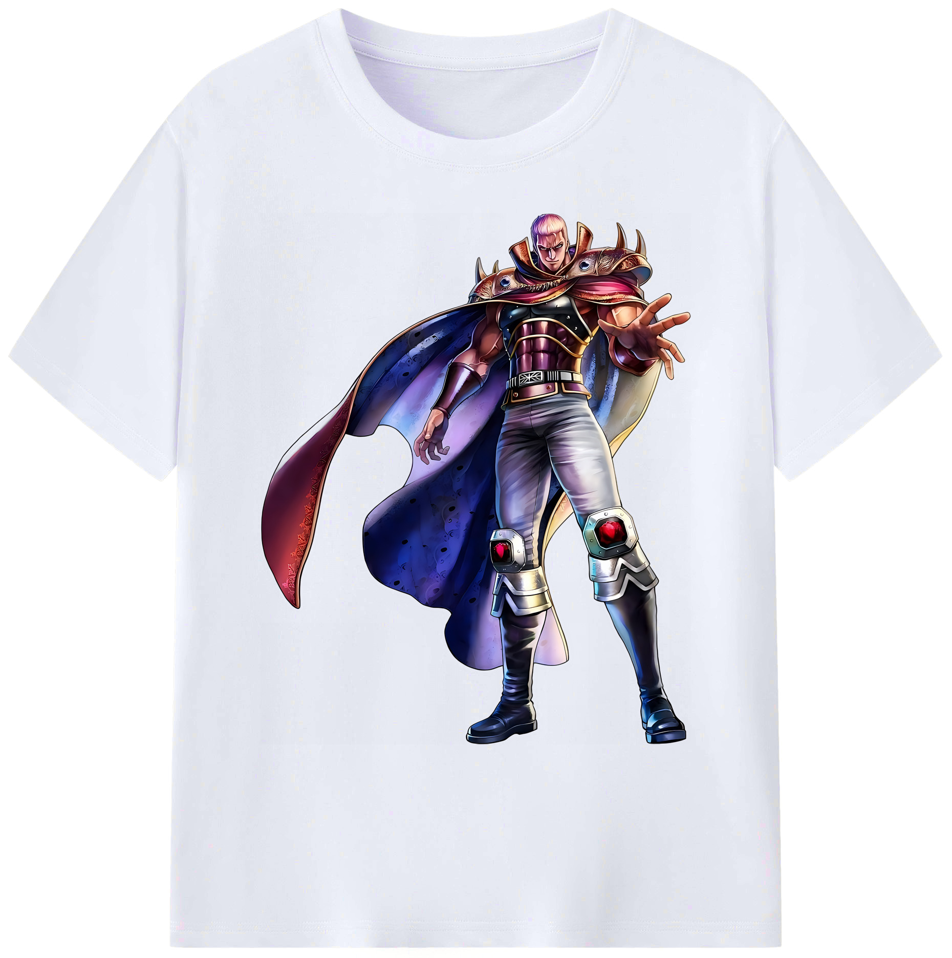 （画像用） 北斗の拳 Fist of the North Star 綿100％ メンズ半袖Tシャツ｜肌触りやわらか＆通気性