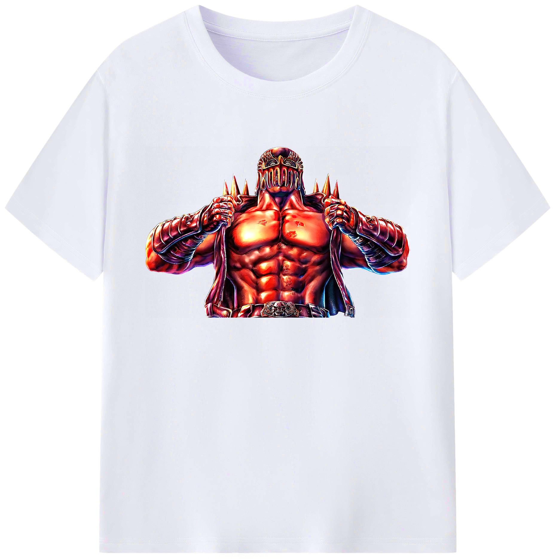 （画像用） 北斗の拳 Fist of the North Star 綿100％ メンズ半袖Tシャツ｜肌触りやわらか＆通気性