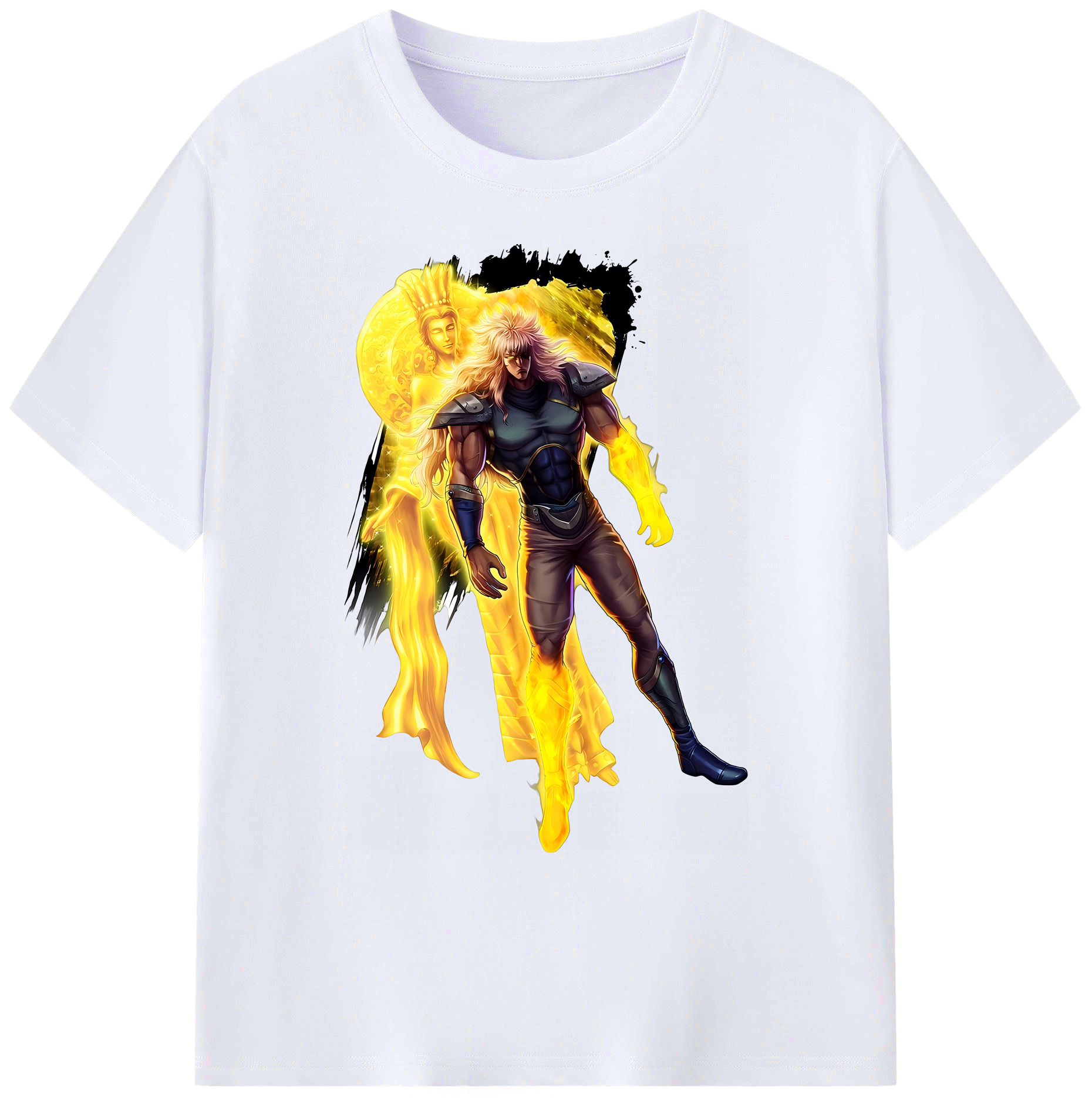 （画像用） 北斗の拳 Fist of the North Star 綿100％ メンズ半袖Tシャツ｜肌触りやわらか＆通気性