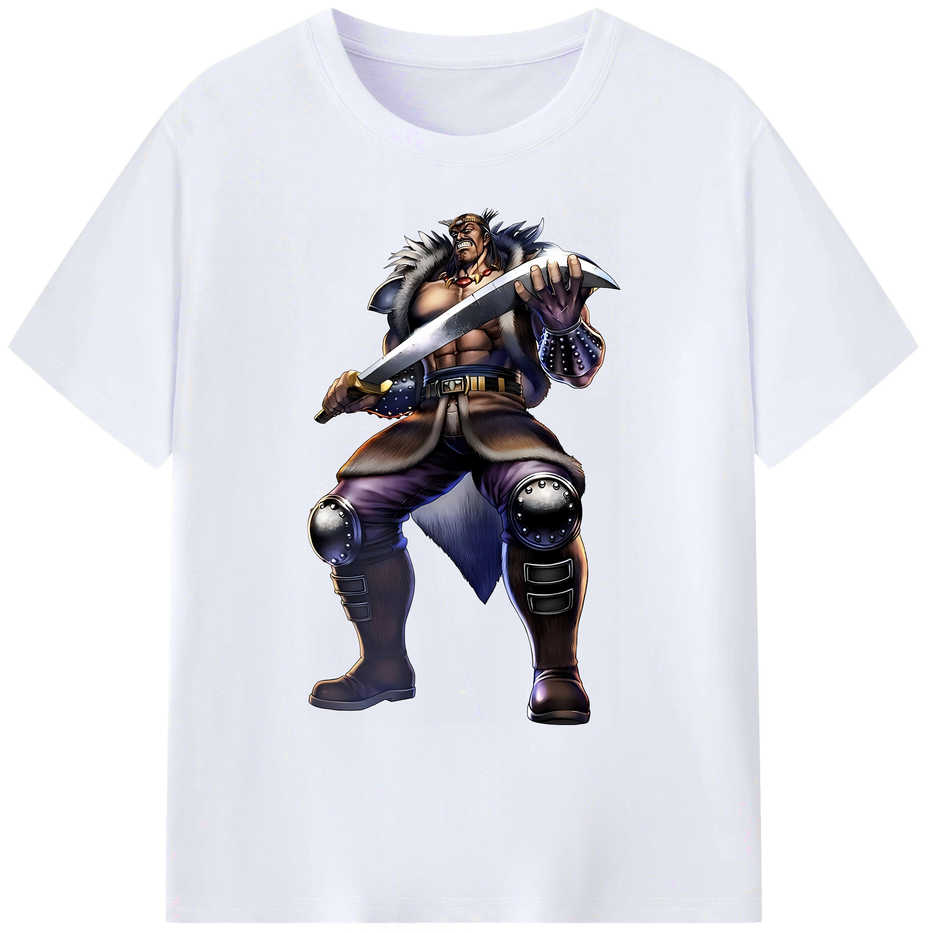 （画像用） 北斗の拳 Fist of the North Star 綿100％ メンズ半袖Tシャツ｜肌触りやわらか＆通気性