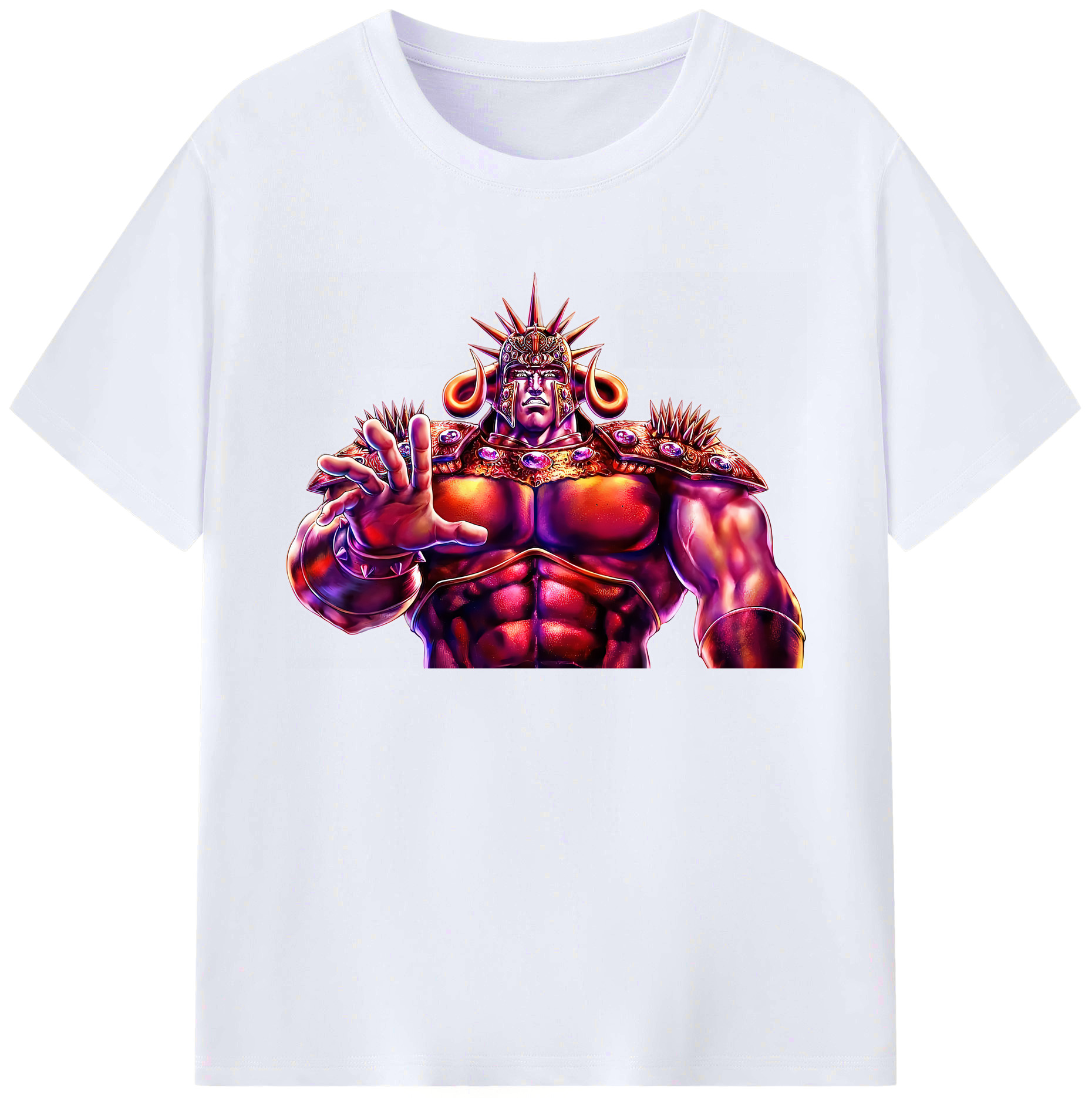 （画像用） 北斗の拳 Fist of the North Star 綿100％ メンズ半袖Tシャツ｜肌触りやわらか＆通気性