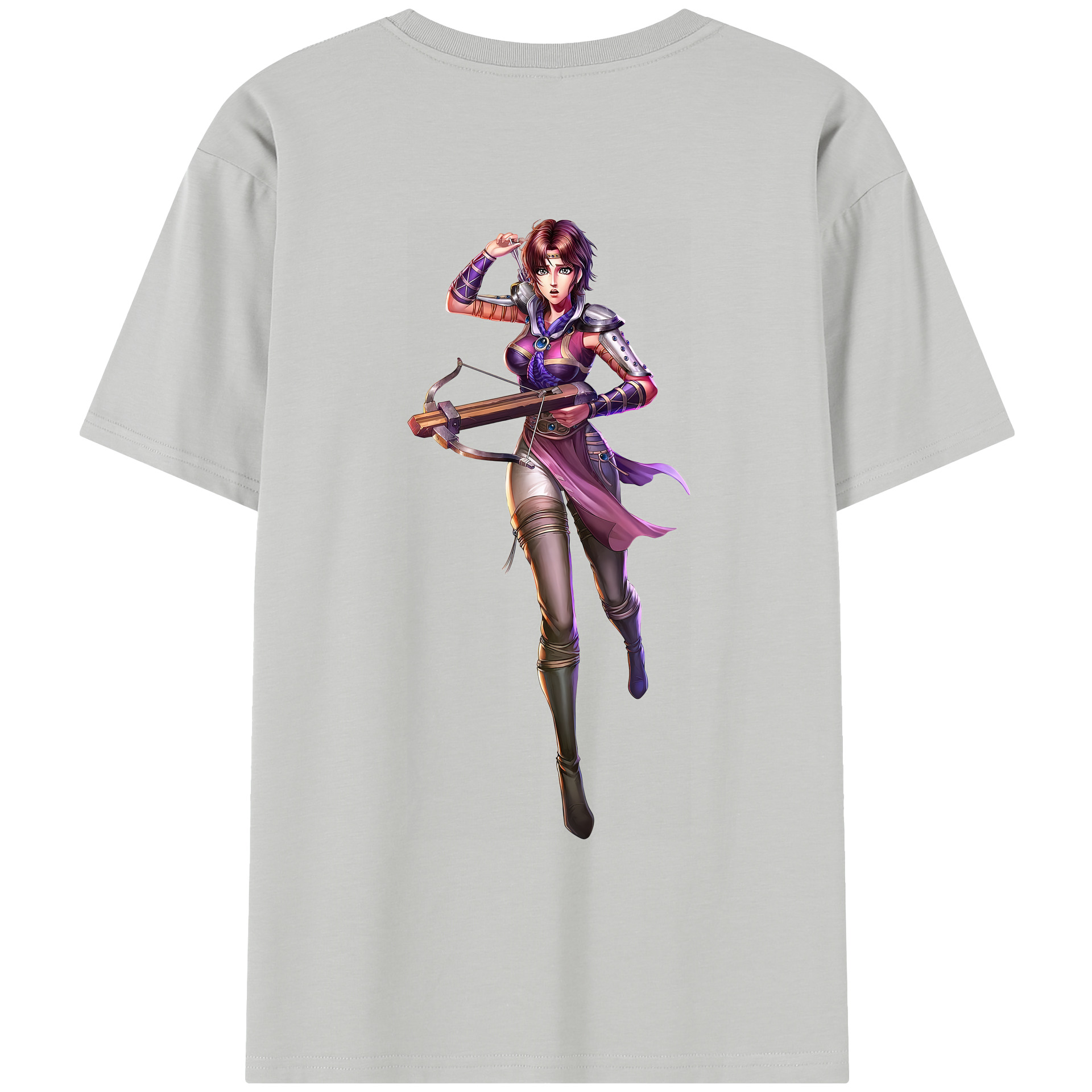 （画像用） 北斗の拳 Fist of the North Star レディース半袖Tシャツ(バックプリント)