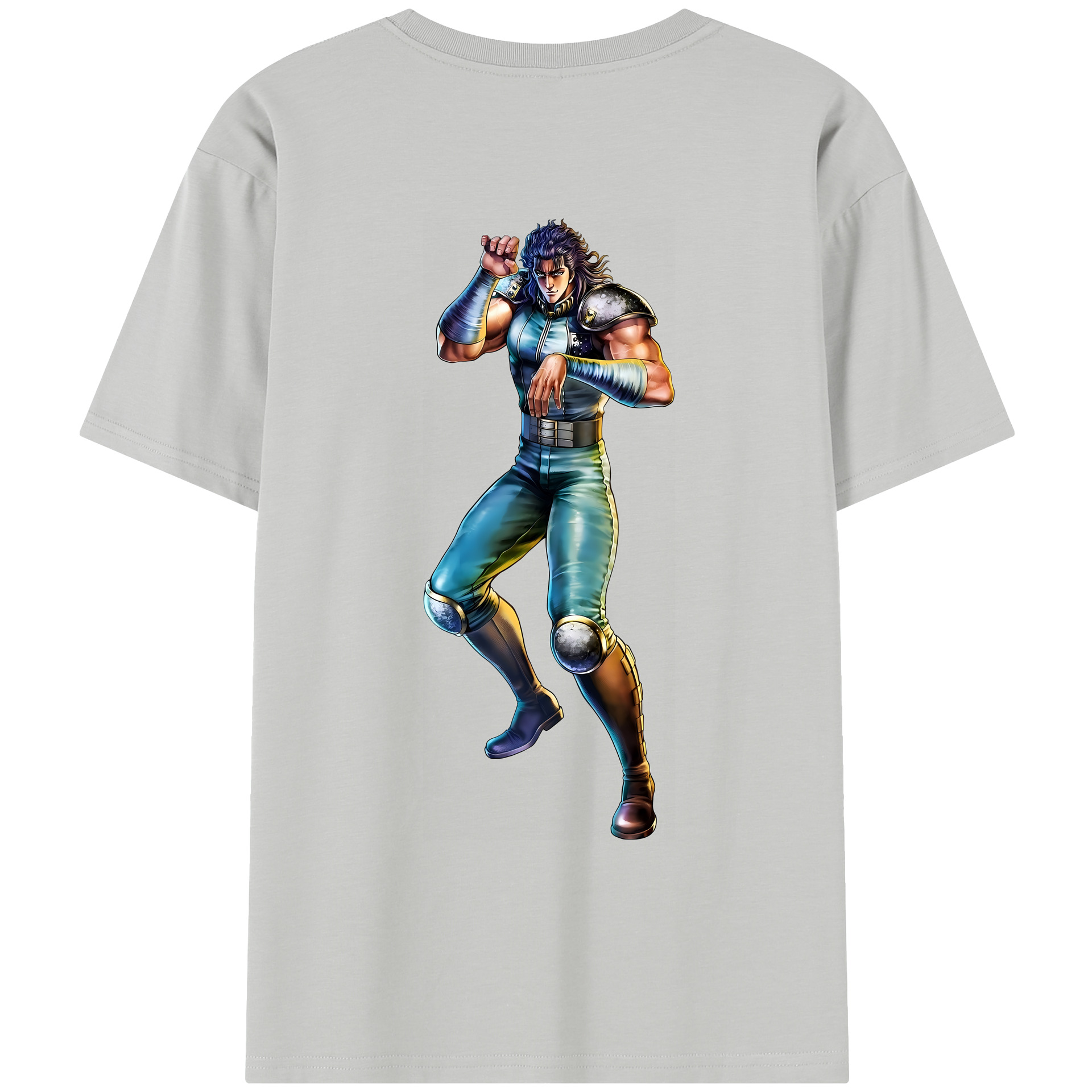 （画像用） 北斗の拳 Fist of the North Star レディース半袖Tシャツ(バックプリント)