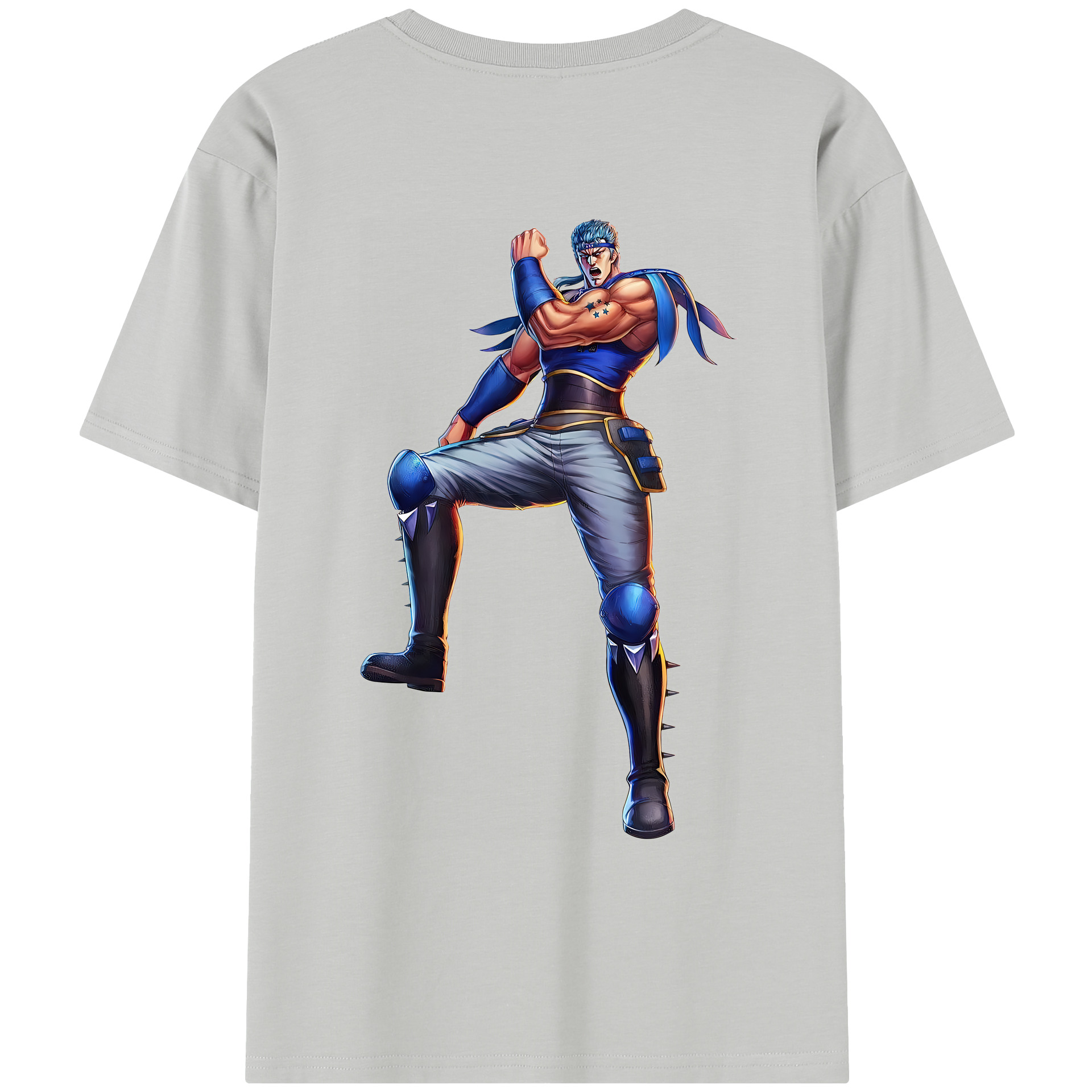 （画像用） 北斗の拳 Fist of the North Star レディース半袖Tシャツ(バックプリント)