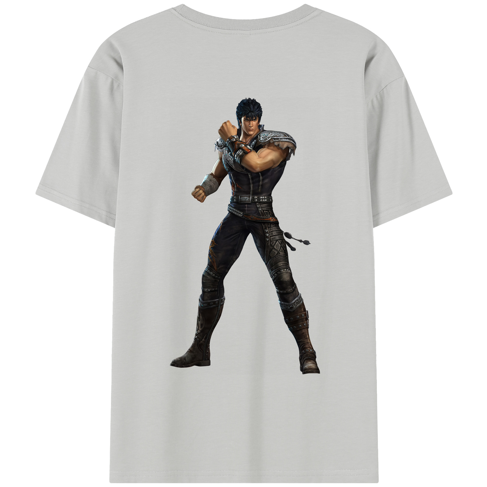 （画像用） 北斗の拳 Fist of the North Star レディース半袖Tシャツ(バックプリント)
