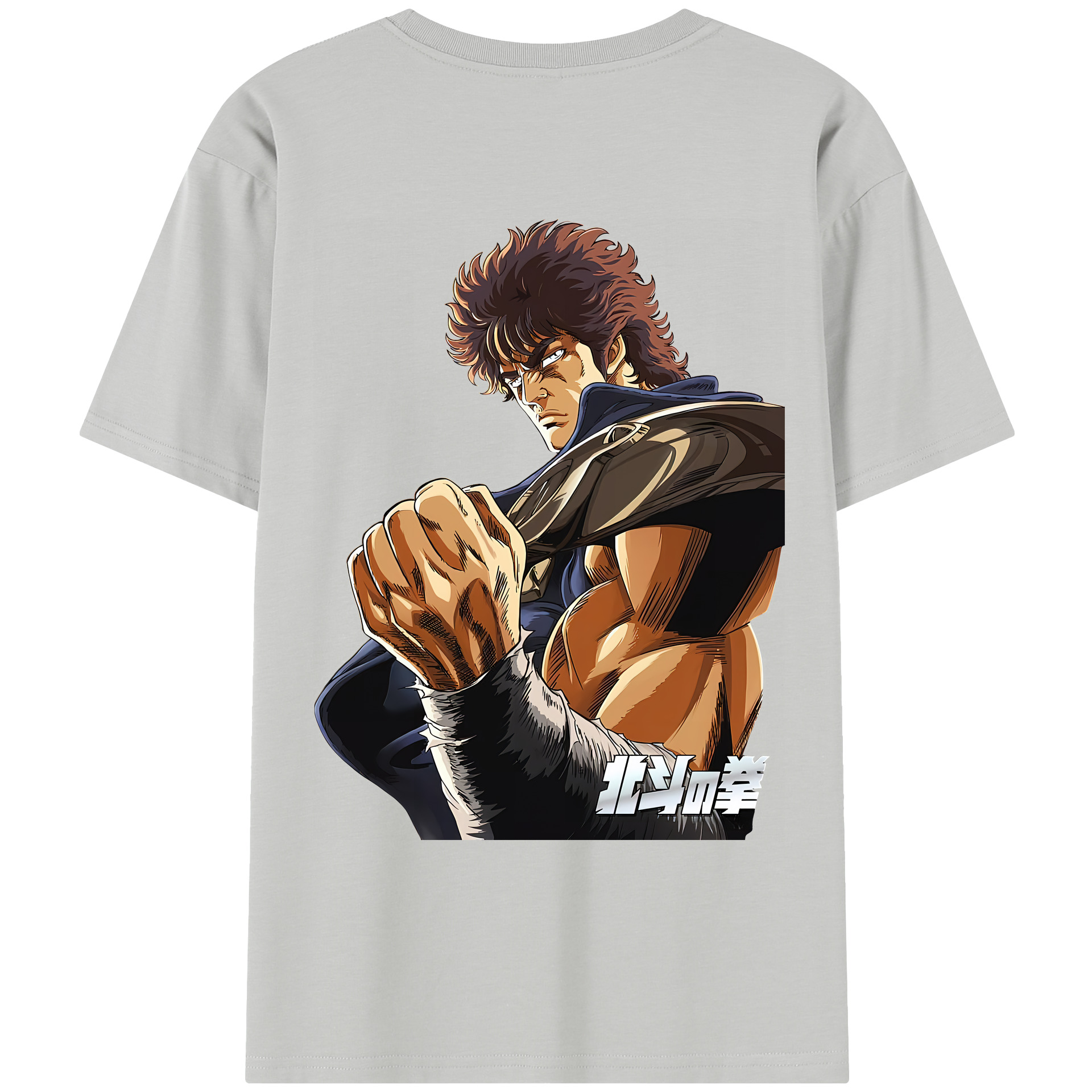 （画像用） 北斗の拳 Fist of the North Star レディース半袖Tシャツ(バックプリント)