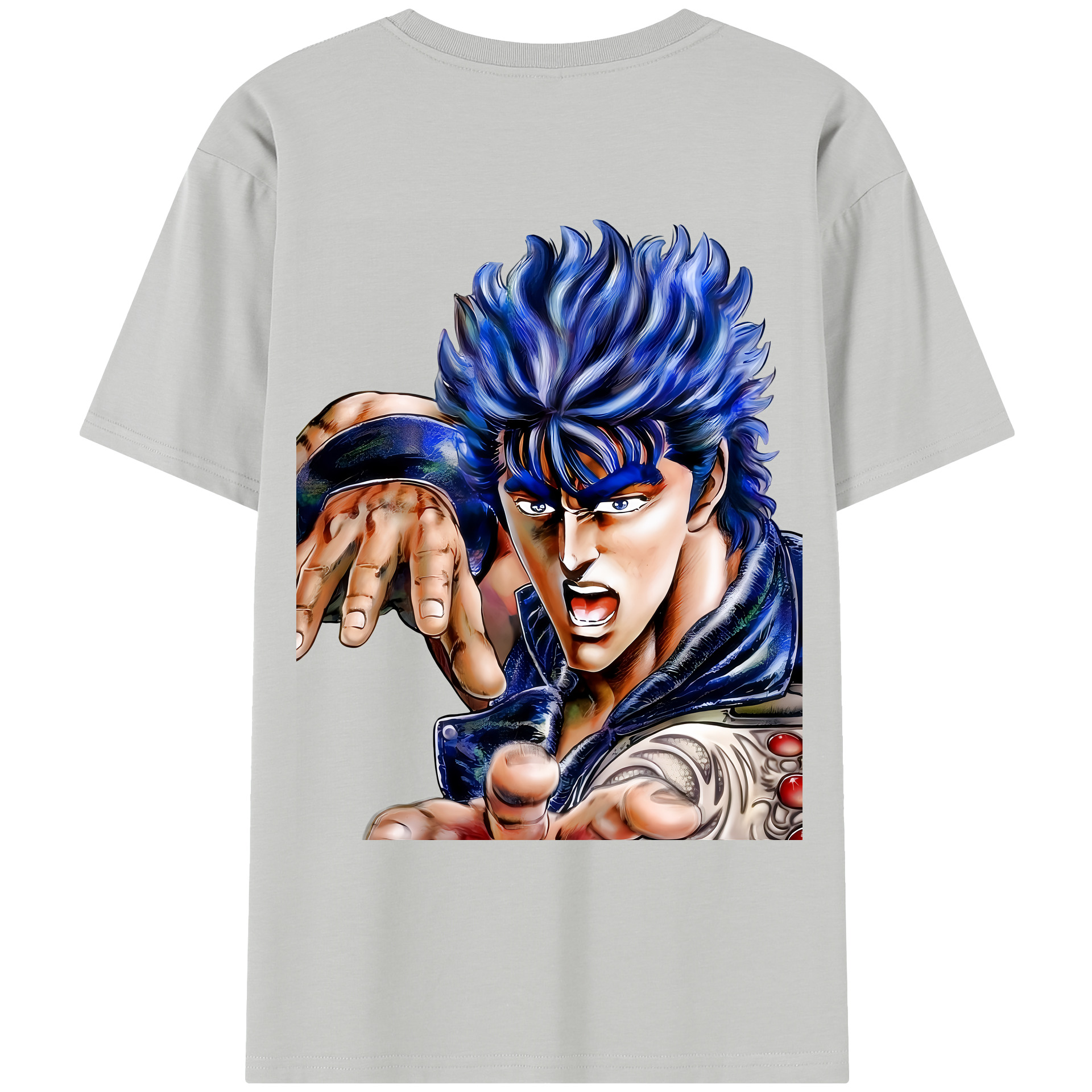 （画像用） 北斗の拳 Fist of the North Star レディース半袖Tシャツ(バックプリント)