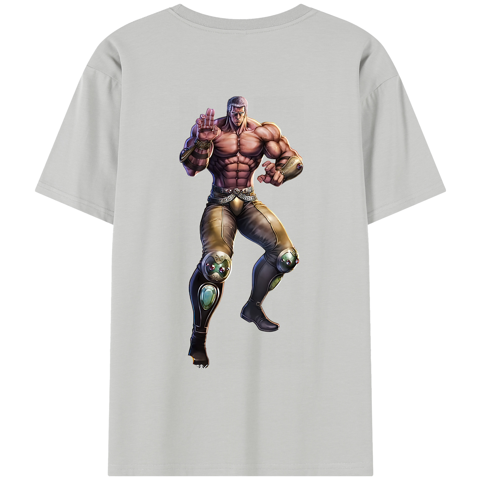 （画像用） 北斗の拳 Fist of the North Star レディース半袖Tシャツ(バックプリント)