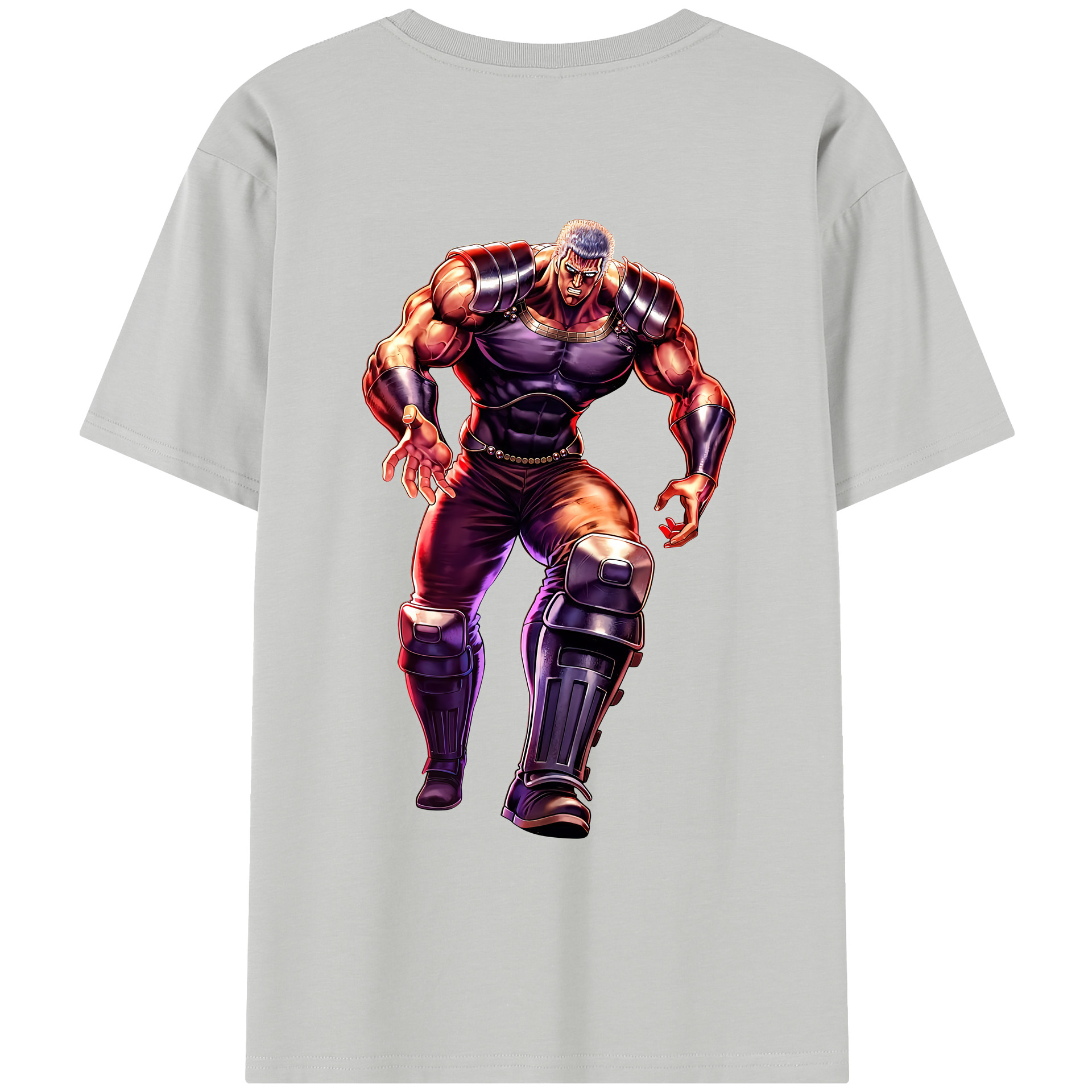 （画像用） 北斗の拳 Fist of the North Star レディース半袖Tシャツ(バックプリント)