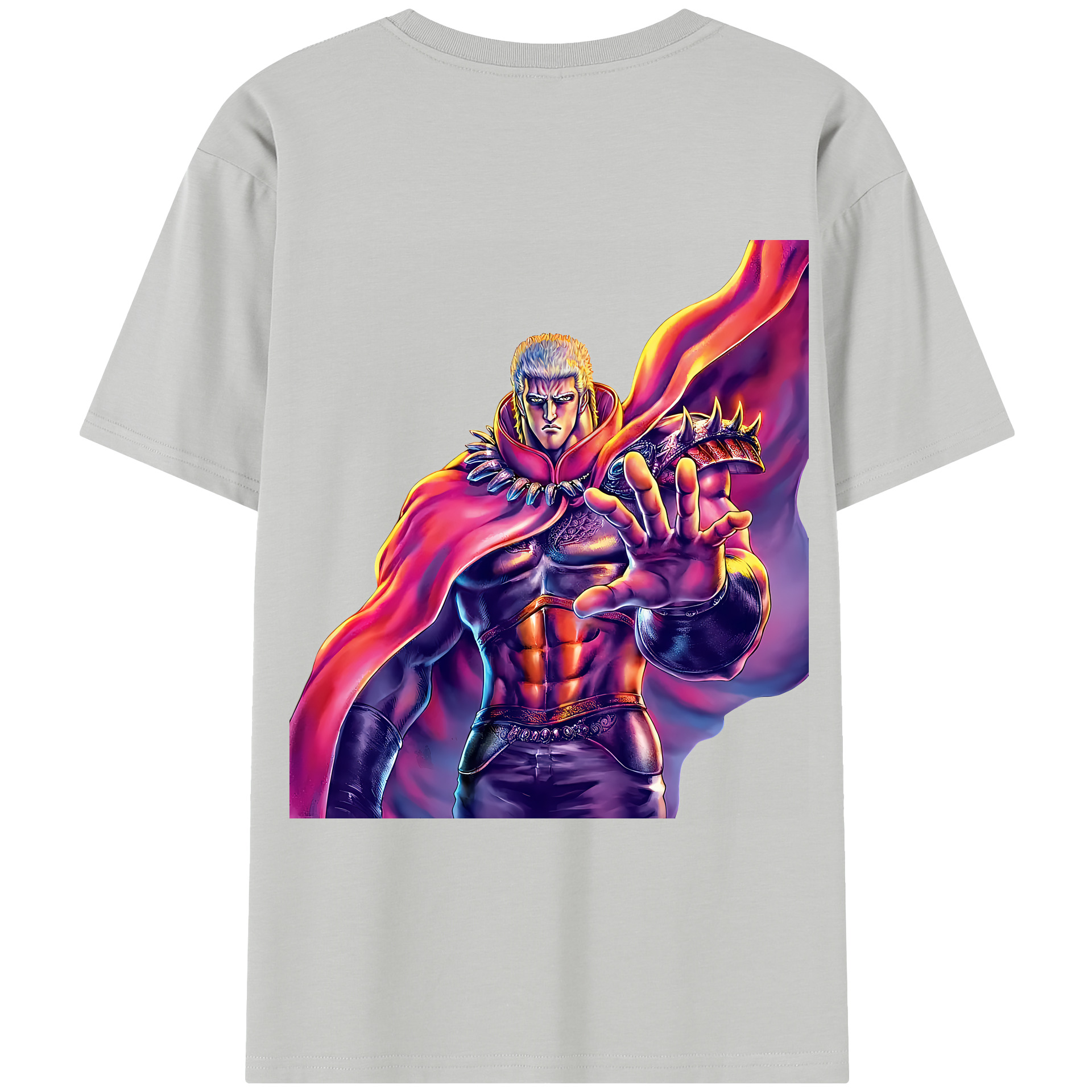 （画像用） 北斗の拳 Fist of the North Star レディース半袖Tシャツ(バックプリント)