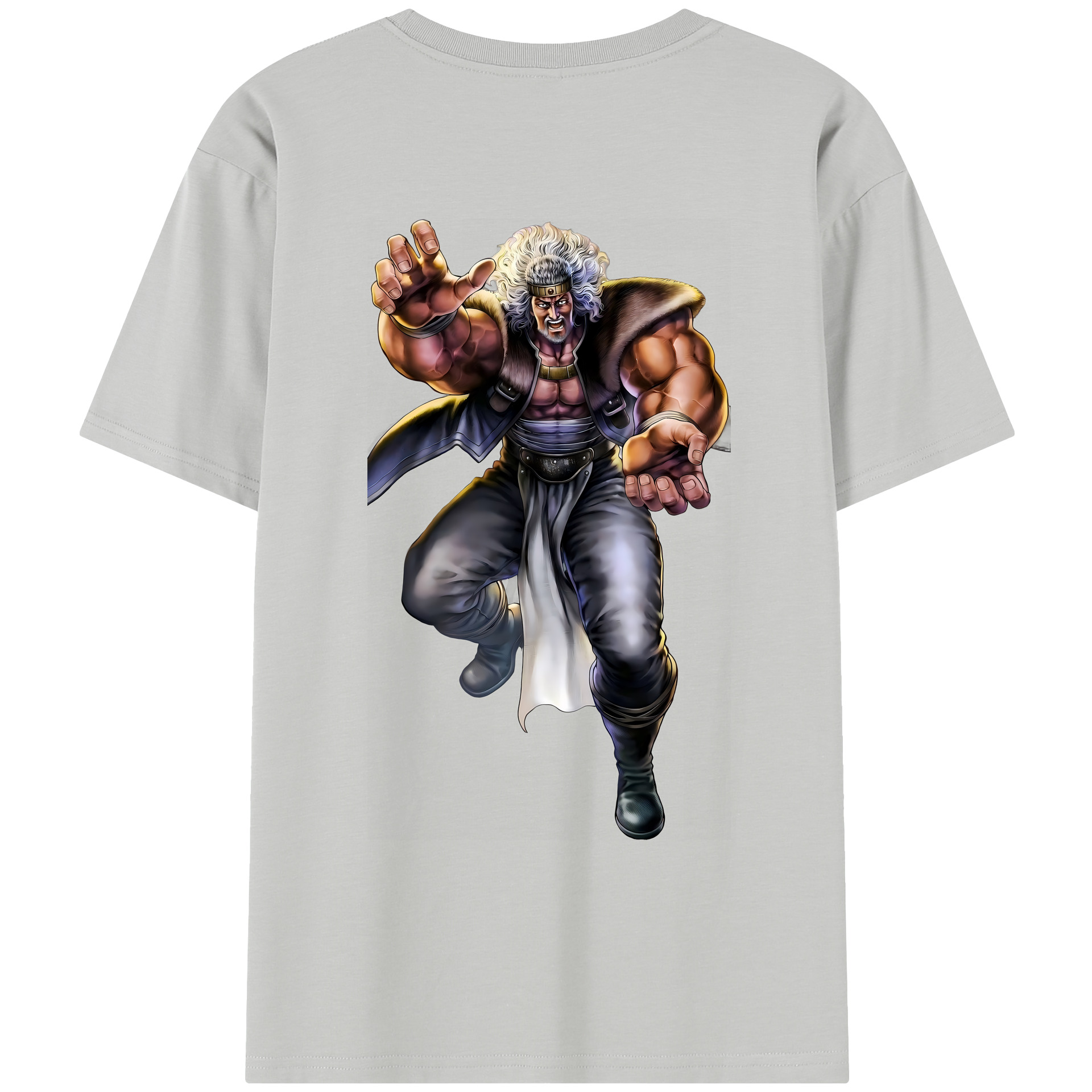 （画像用） 北斗の拳 Fist of the North Star レディース半袖Tシャツ(バックプリント)
