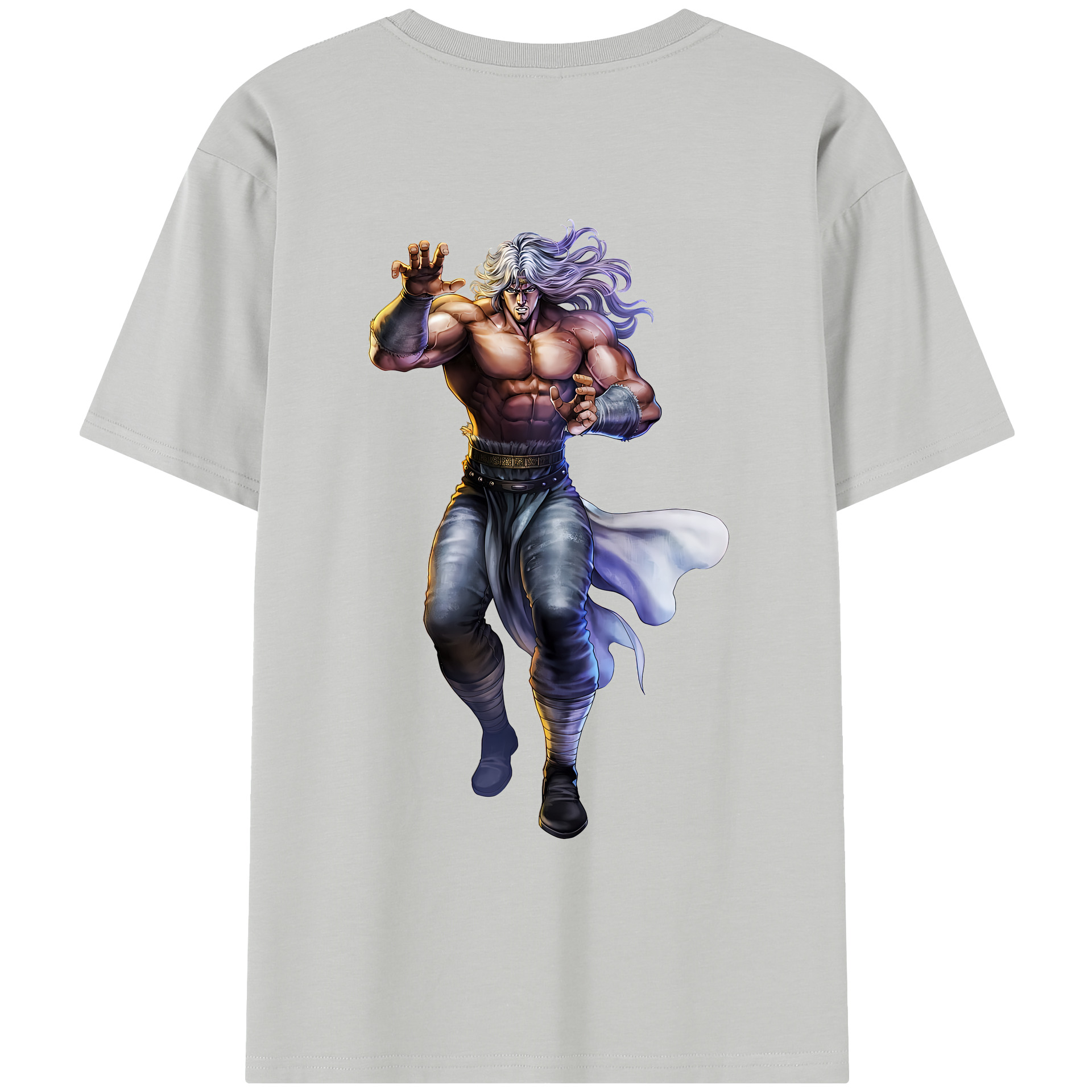 （画像用） 北斗の拳 Fist of the North Star レディース半袖Tシャツ(バックプリント)