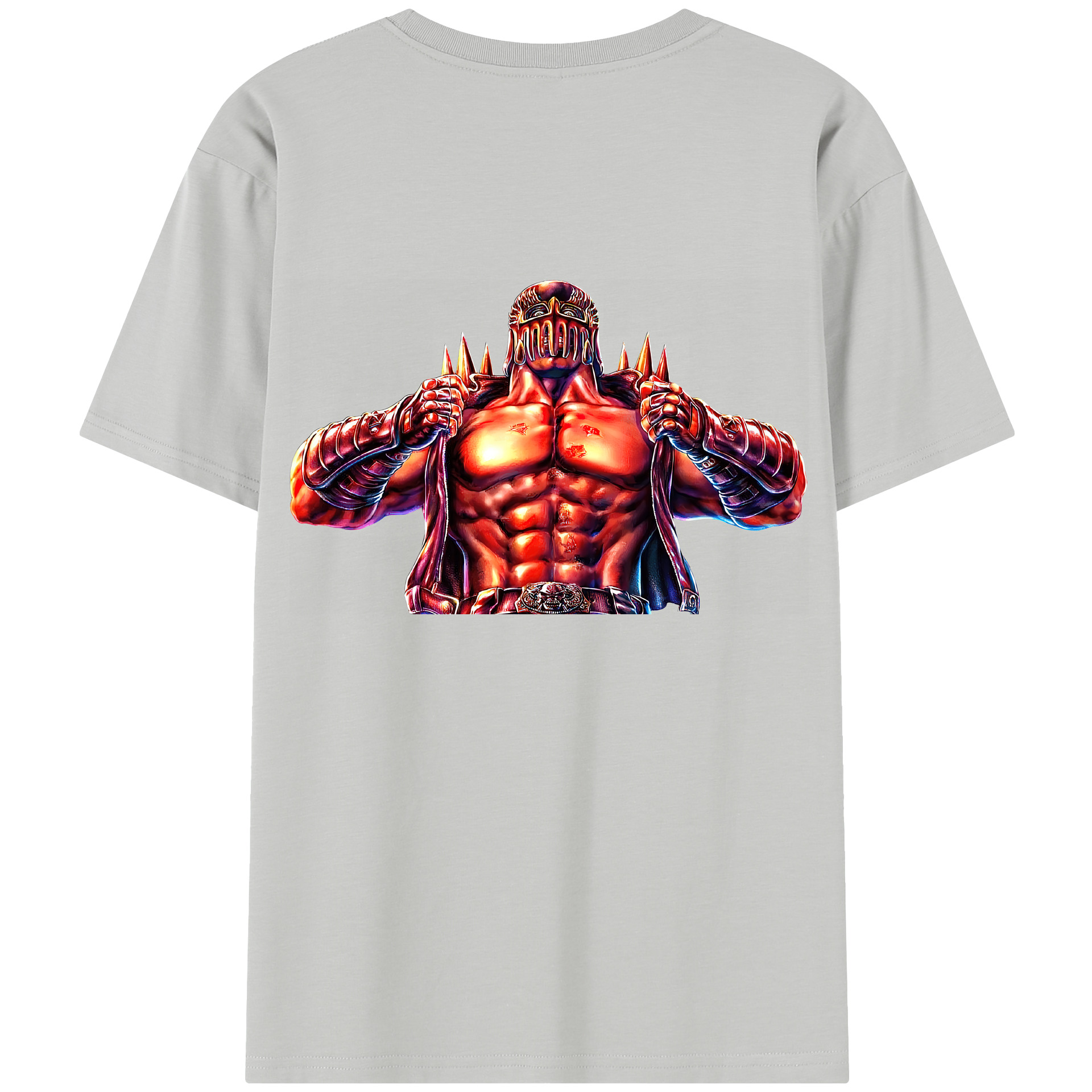 （画像用） 北斗の拳 Fist of the North Star レディース半袖Tシャツ(バックプリント)