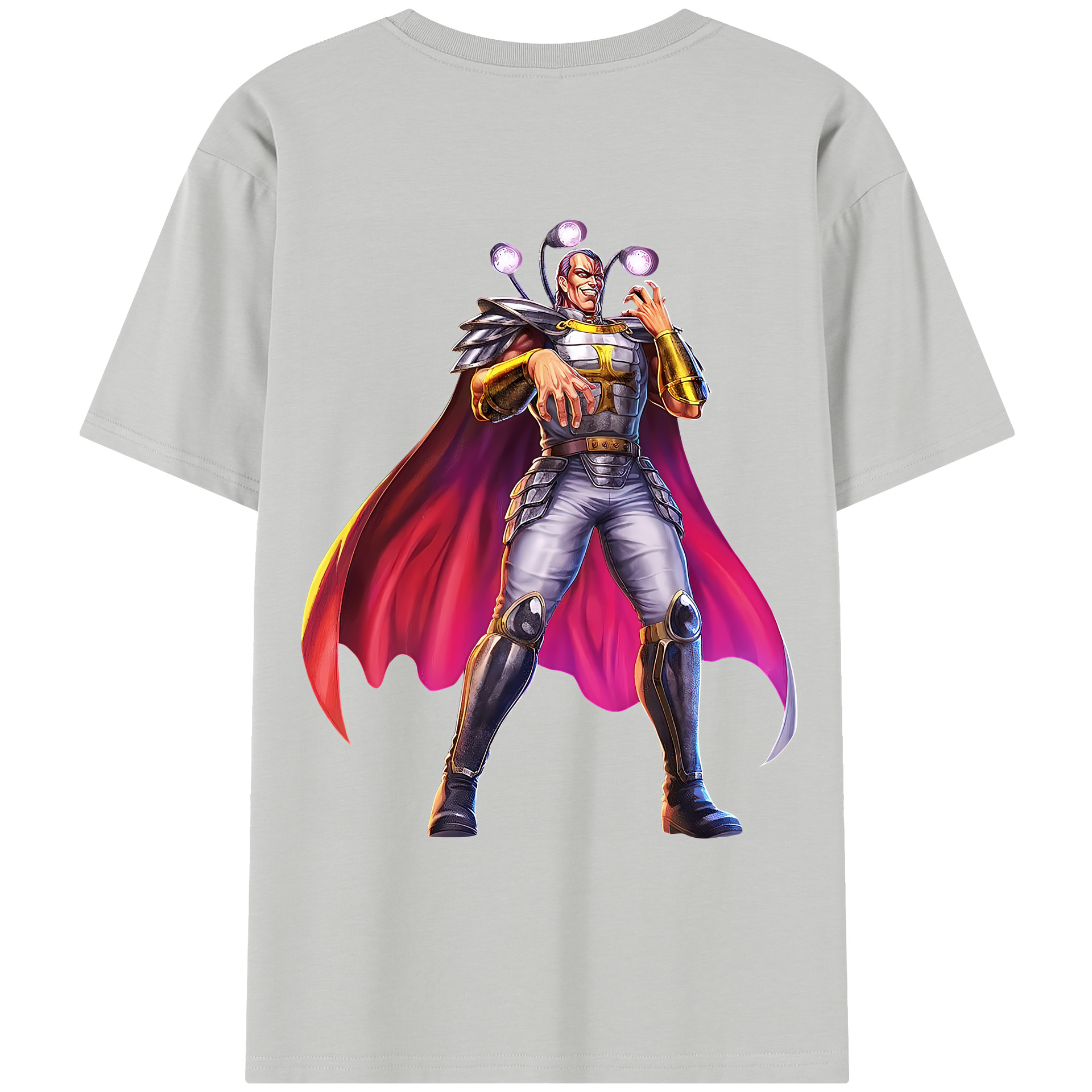 （画像用） 北斗の拳 Fist of the North Star レディース半袖Tシャツ(バックプリント)