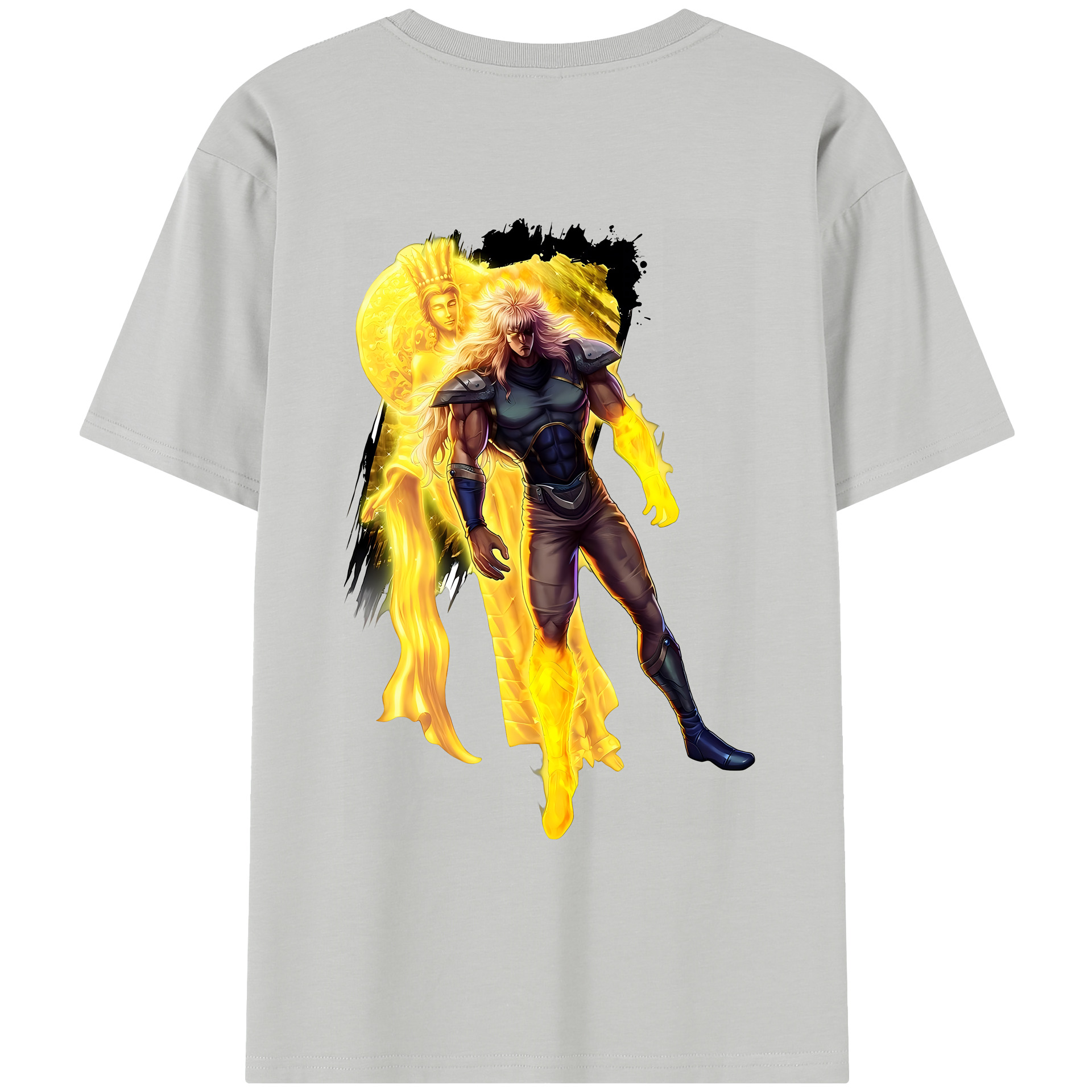 （画像用） 北斗の拳 Fist of the North Star レディース半袖Tシャツ(バックプリント)