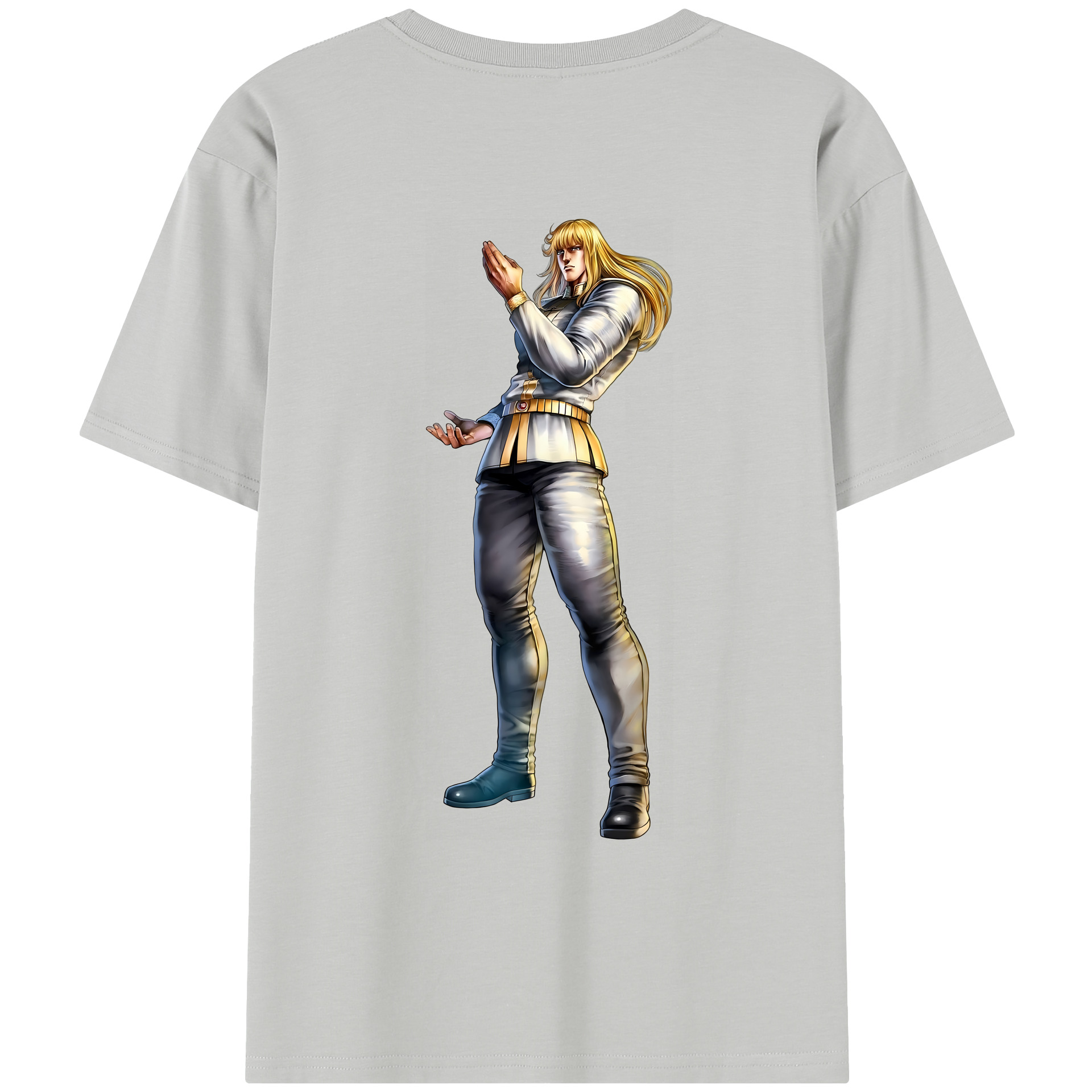 （画像用） 北斗の拳 Fist of the North Star レディース半袖Tシャツ(バックプリント)