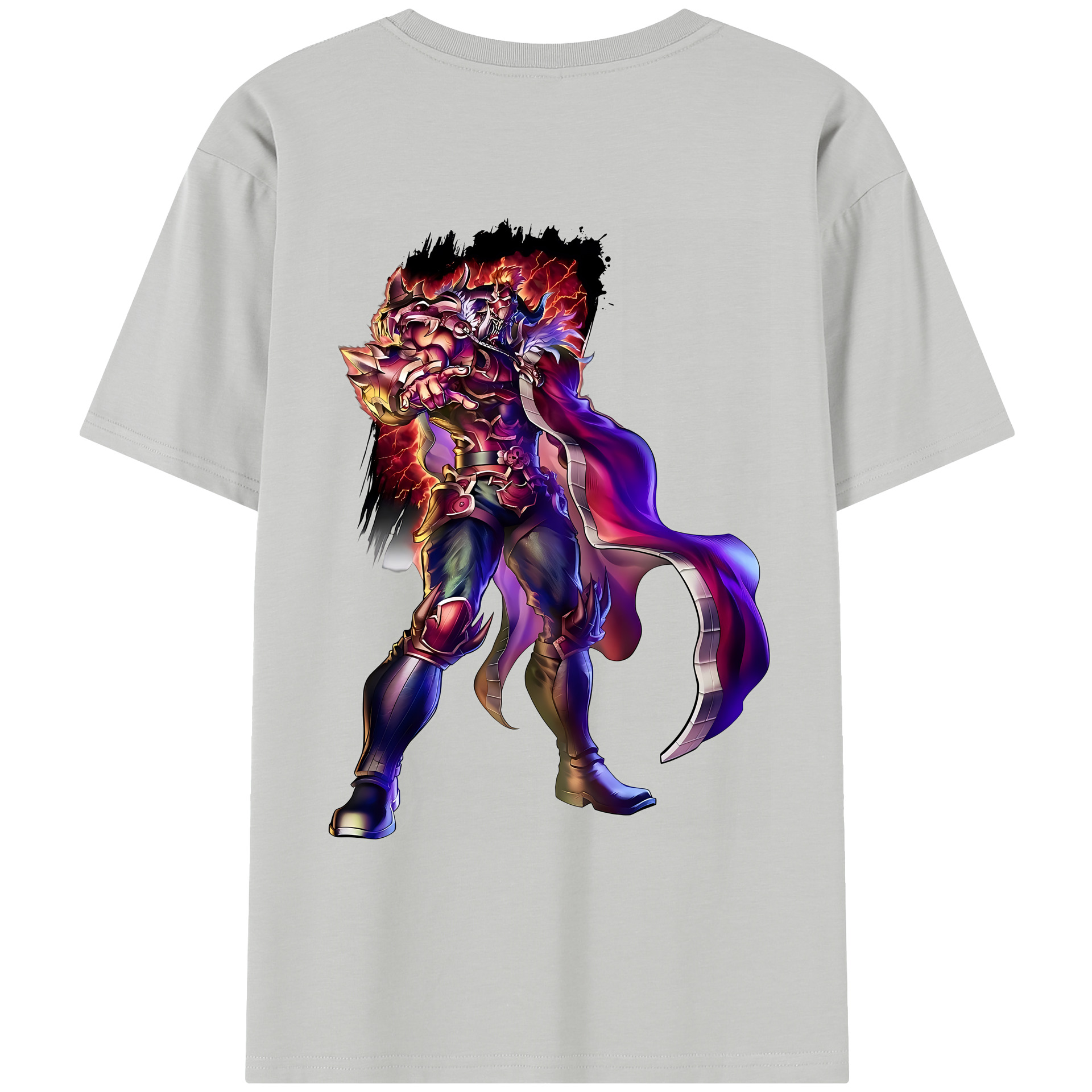 （画像用） 北斗の拳 Fist of the North Star レディース半袖Tシャツ(バックプリント)