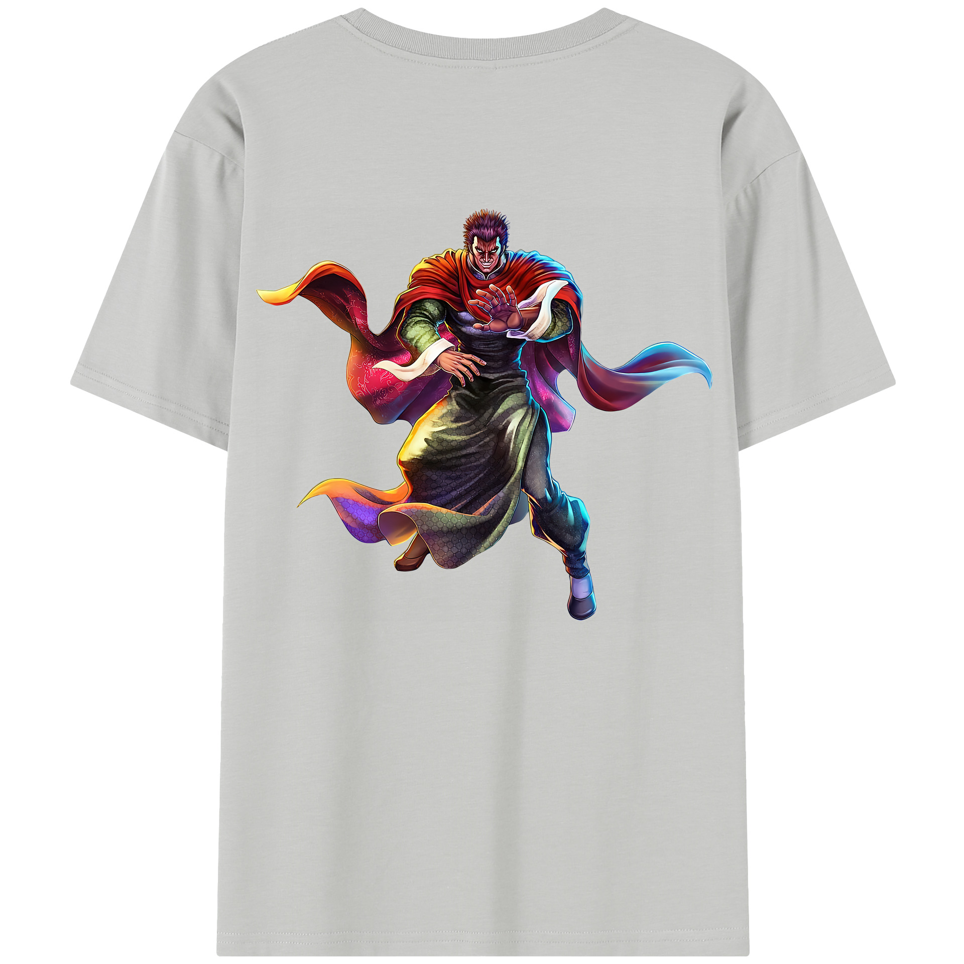 （画像用） 北斗の拳 Fist of the North Star レディース半袖Tシャツ(バックプリント)