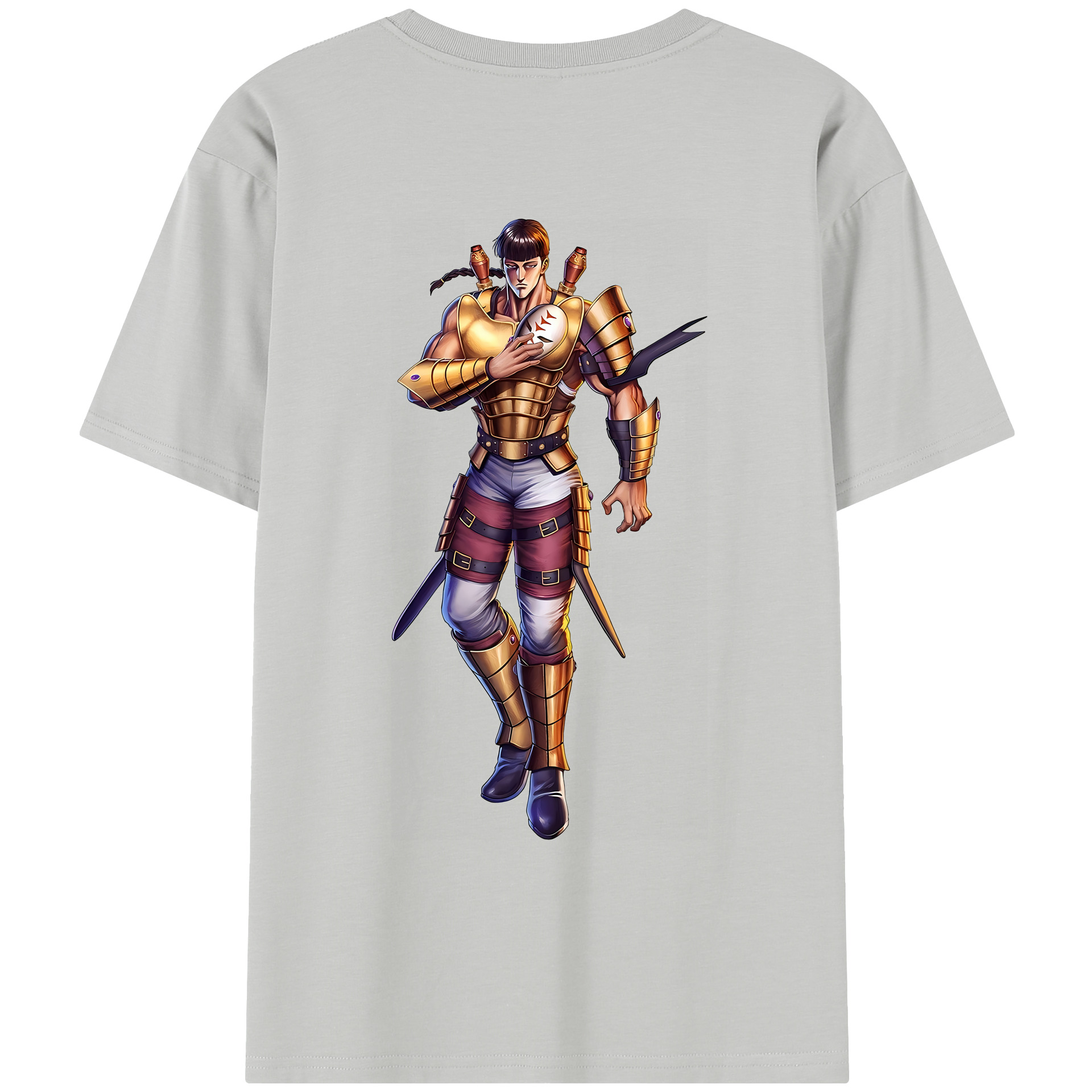 （画像用） 北斗の拳 Fist of the North Star レディース半袖Tシャツ(バックプリント)