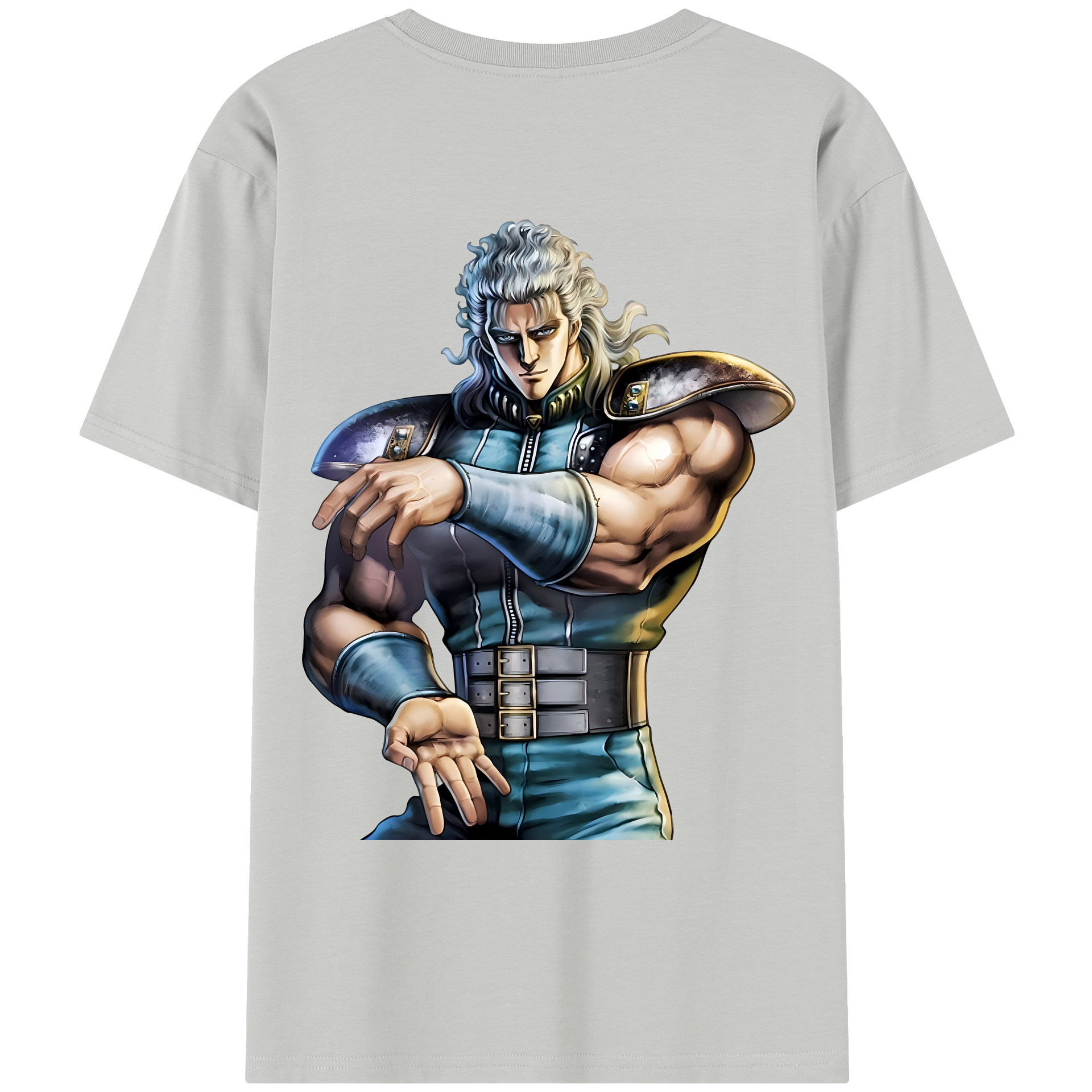 （画像用） 北斗の拳 Fist of the North Star レディース半袖Tシャツ(バックプリント)