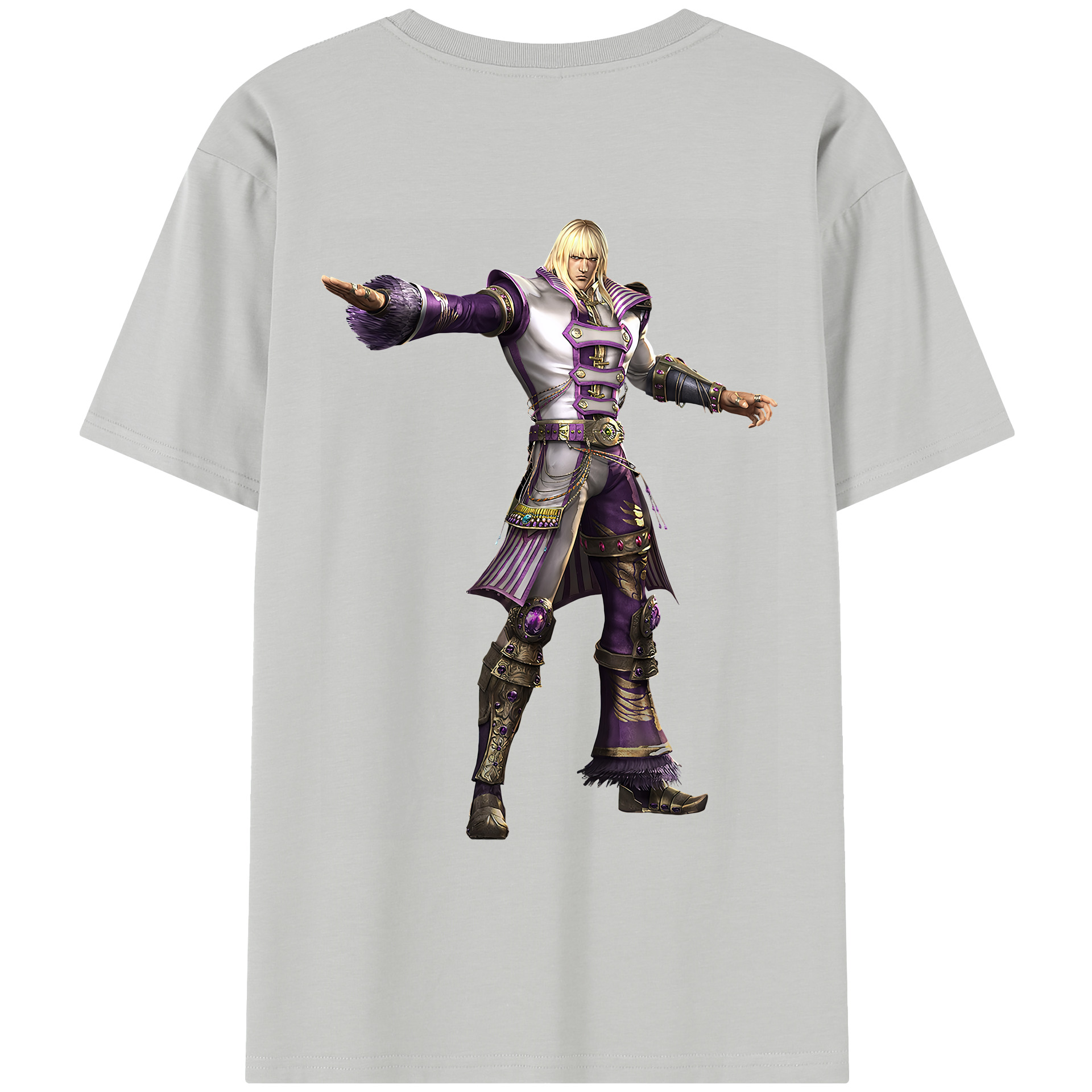 （画像用） 北斗の拳 Fist of the North Star レディース半袖Tシャツ(バックプリント)