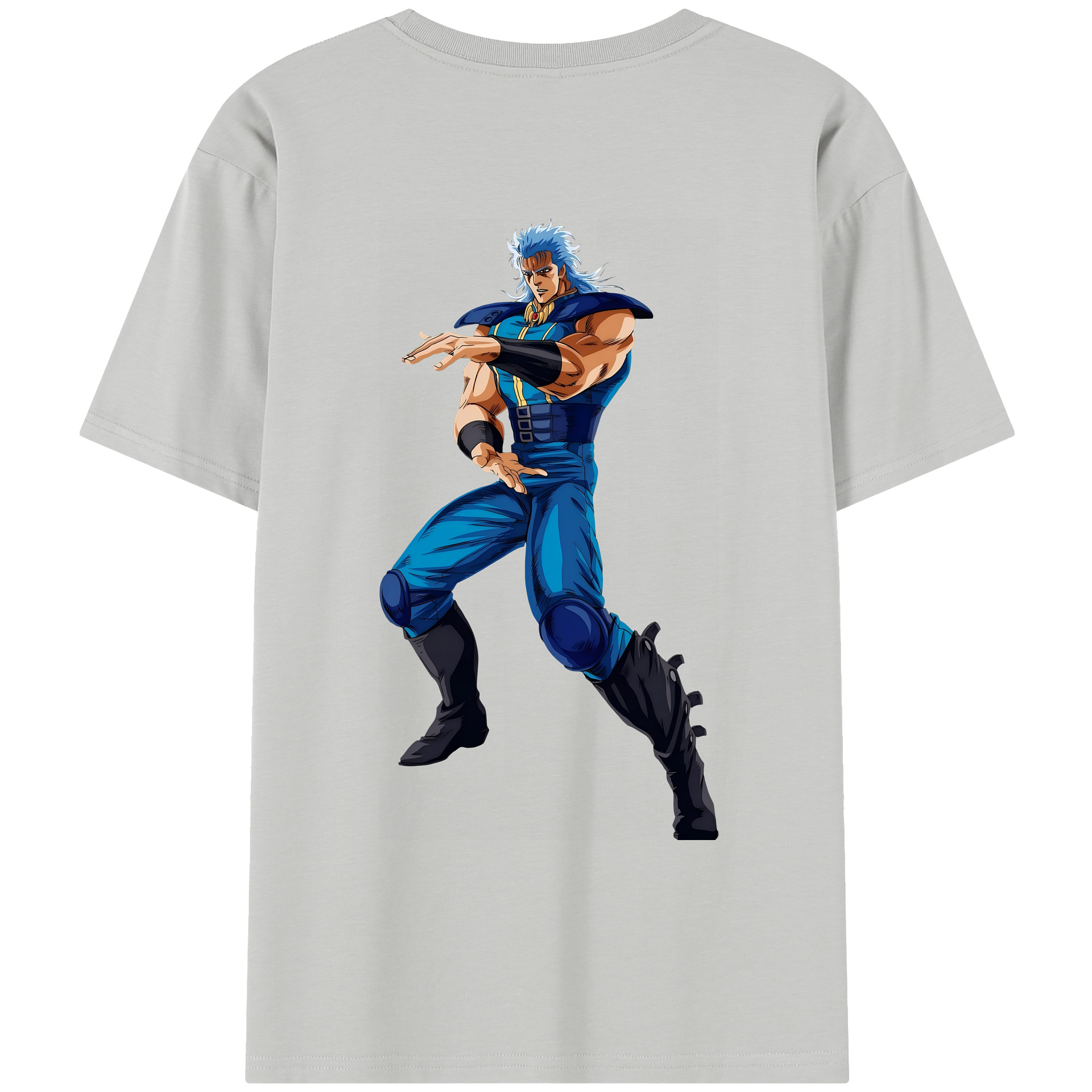 （画像用） 北斗の拳 Fist of the North Star レディース半袖Tシャツ(バックプリント)