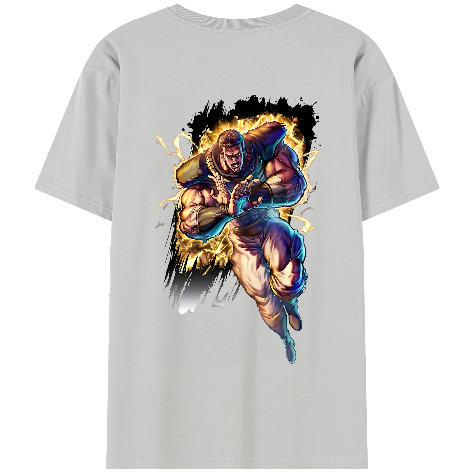 （画像用） 北斗の拳 Fist of the North Star レディース半袖Tシャツ(バックプリント)