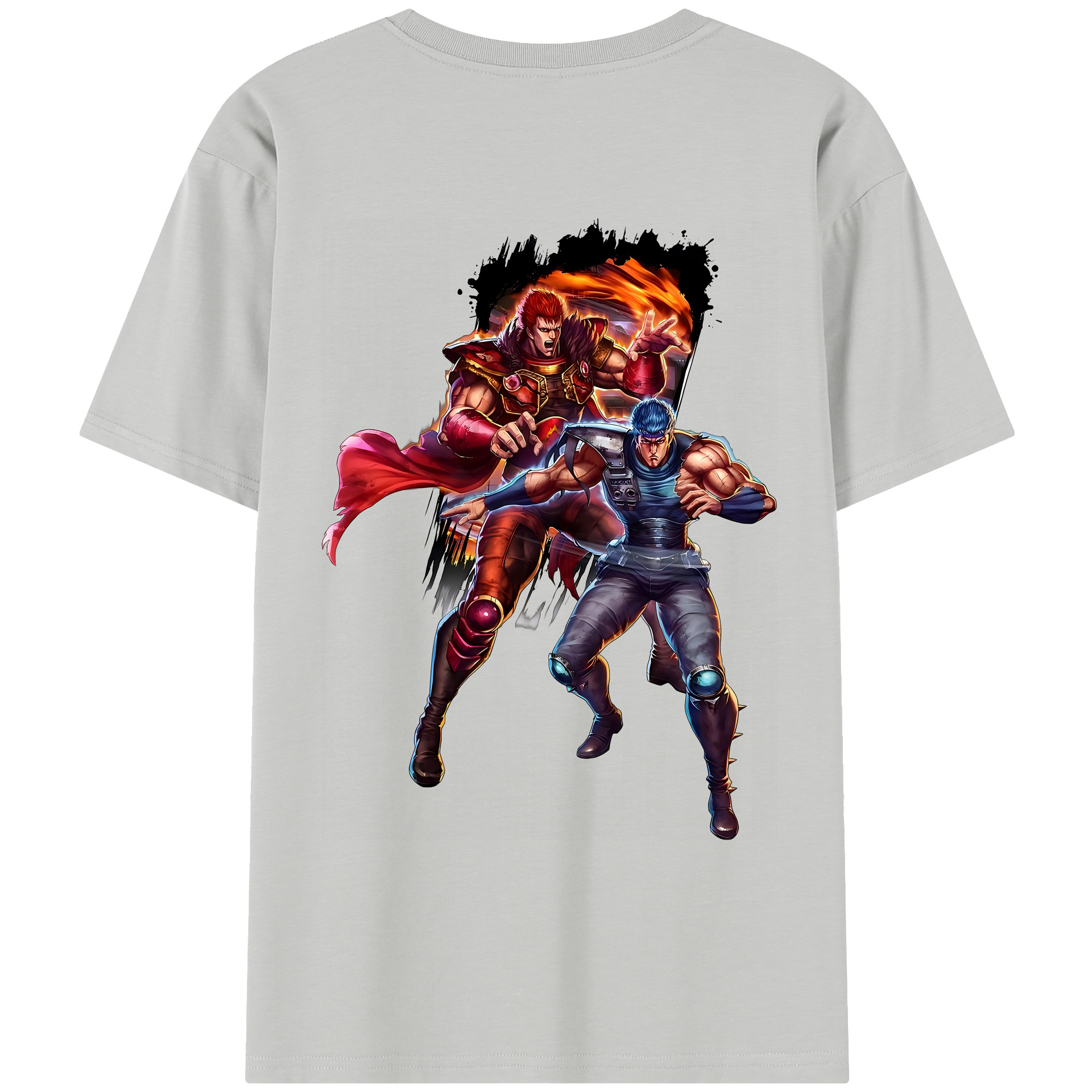（画像用） 北斗の拳 Fist of the North Star レディース半袖Tシャツ(バックプリント)