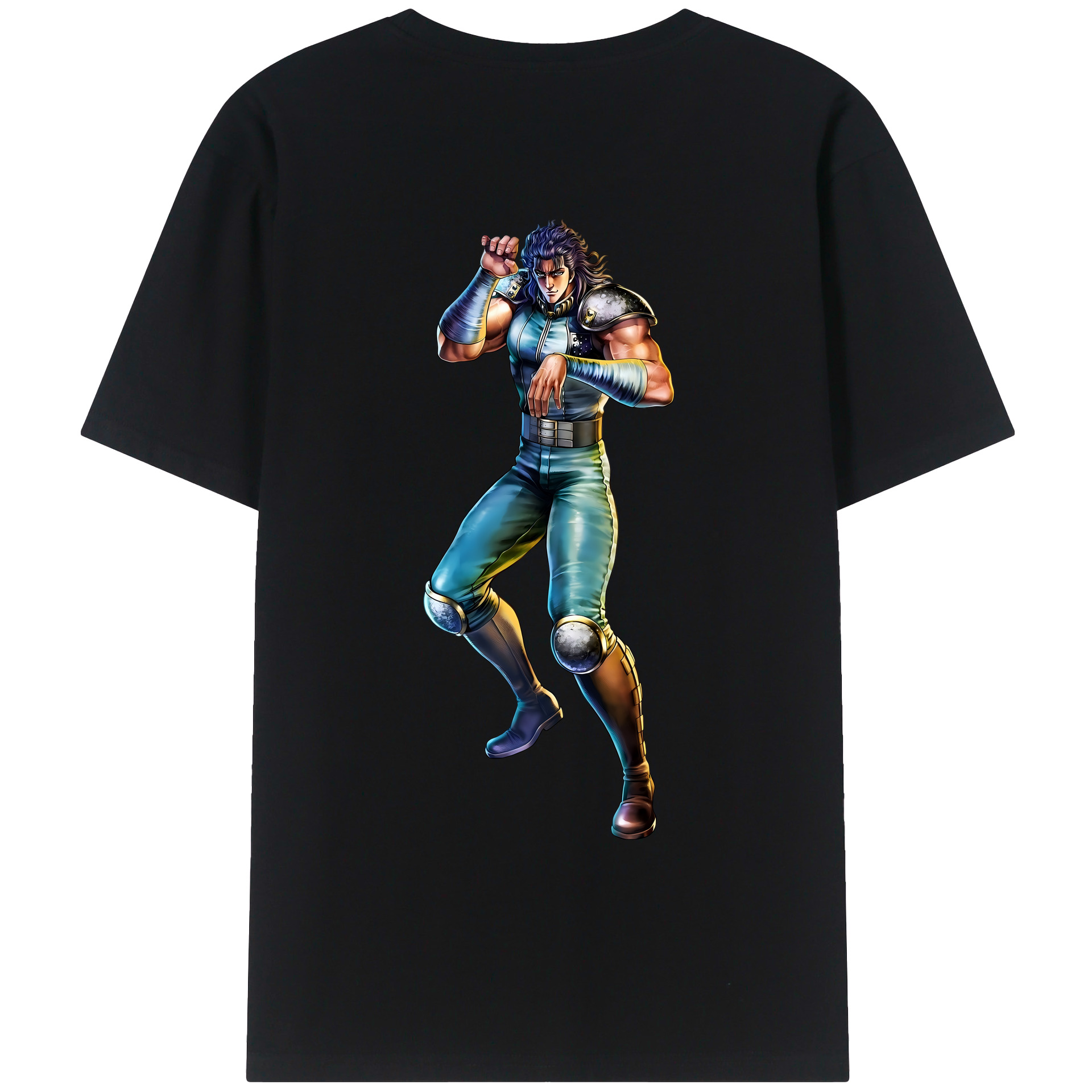 （画像用） 北斗の拳 Fist of the North Star レディース半袖Tシャツ(バックプリント)