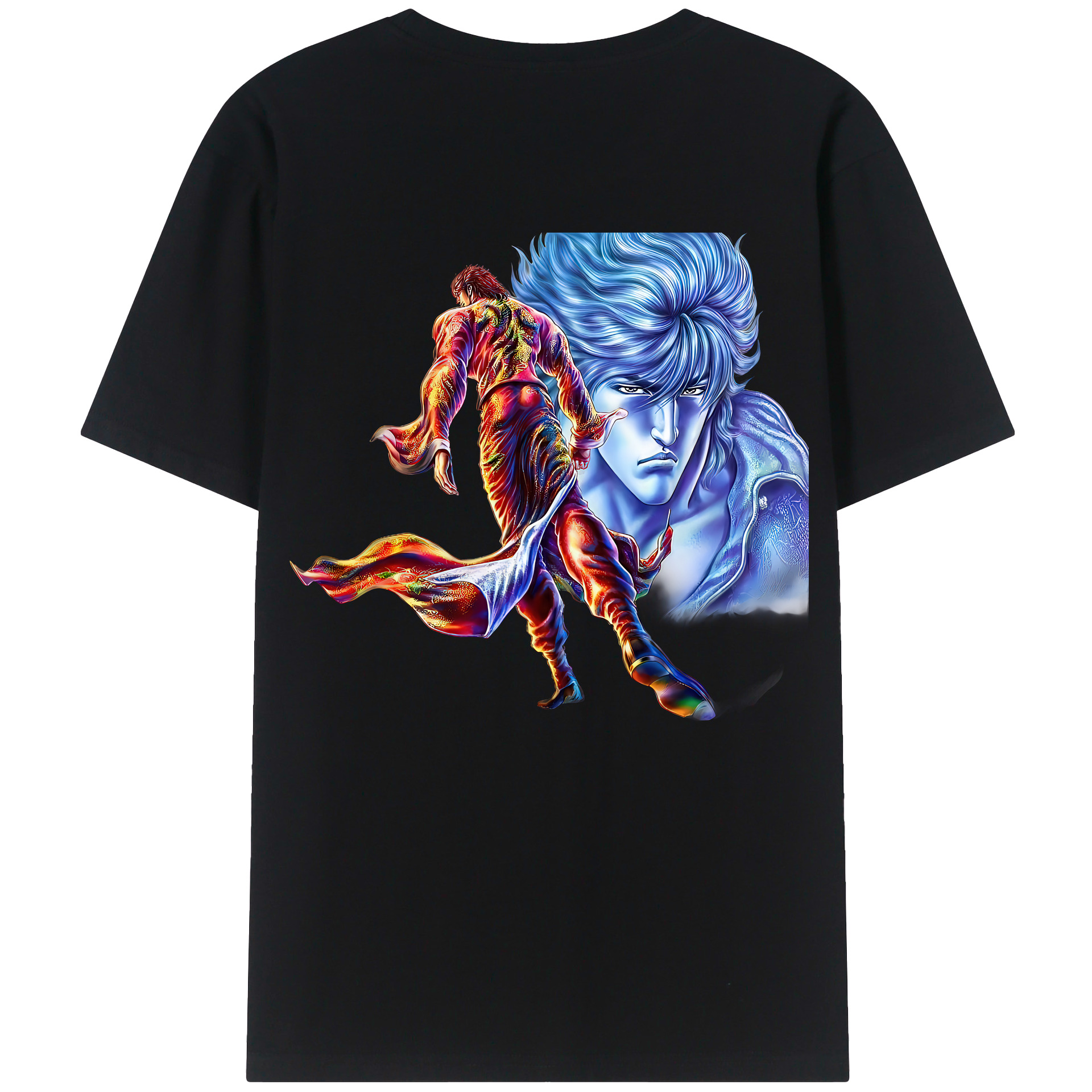 （画像用） 北斗の拳 Fist of the North Star レディース半袖Tシャツ(バックプリント)
