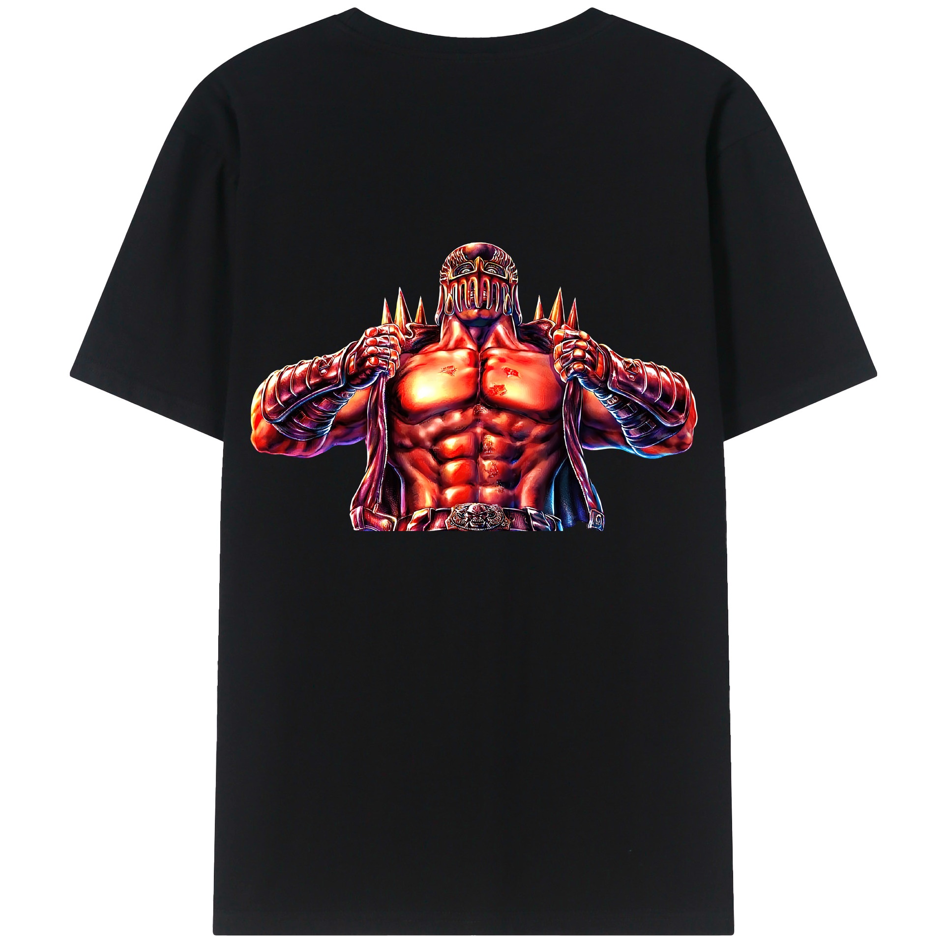 （画像用） 北斗の拳 Fist of the North Star レディース半袖Tシャツ(バックプリント)