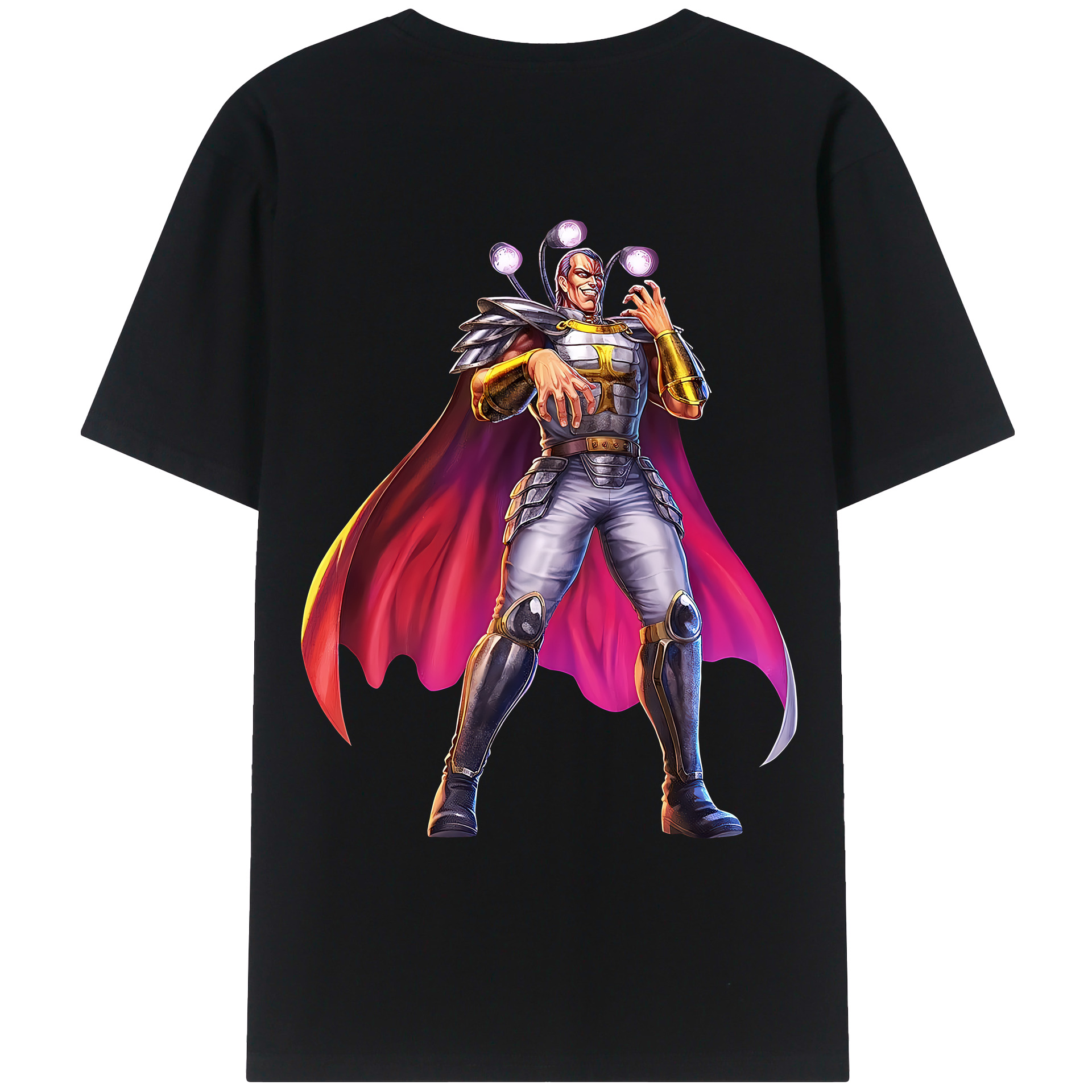 （画像用） 北斗の拳 Fist of the North Star レディース半袖Tシャツ(バックプリント)