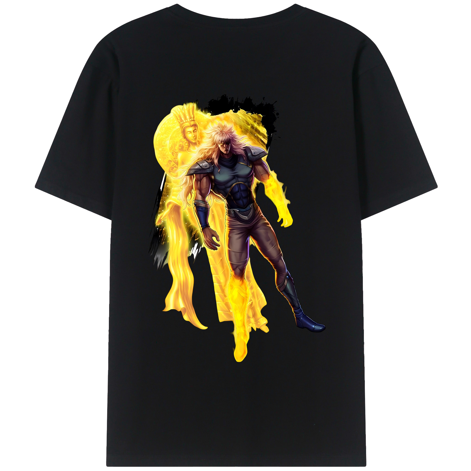 （画像用） 北斗の拳 Fist of the North Star レディース半袖Tシャツ(バックプリント)