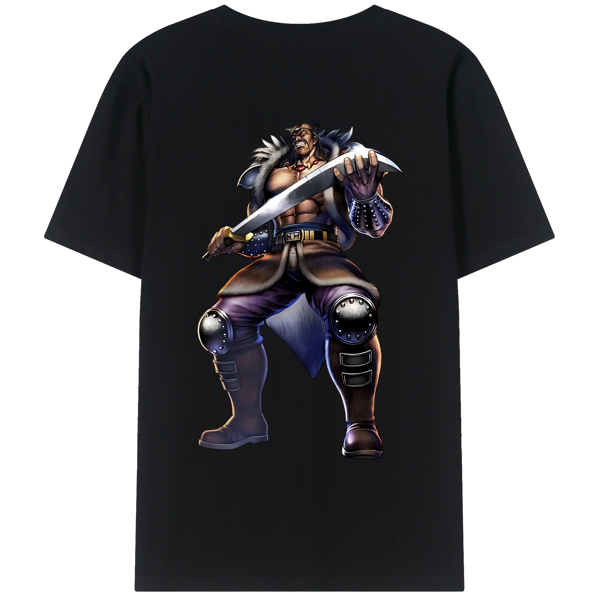 （画像用） 北斗の拳 Fist of the North Star レディース半袖Tシャツ(バックプリント)
