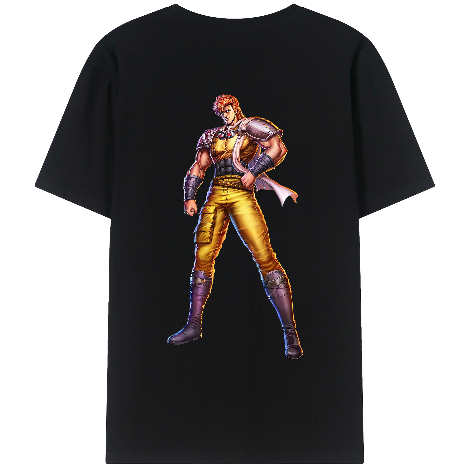 （画像用） 北斗の拳 Fist of the North Star レディース半袖Tシャツ(バックプリント)