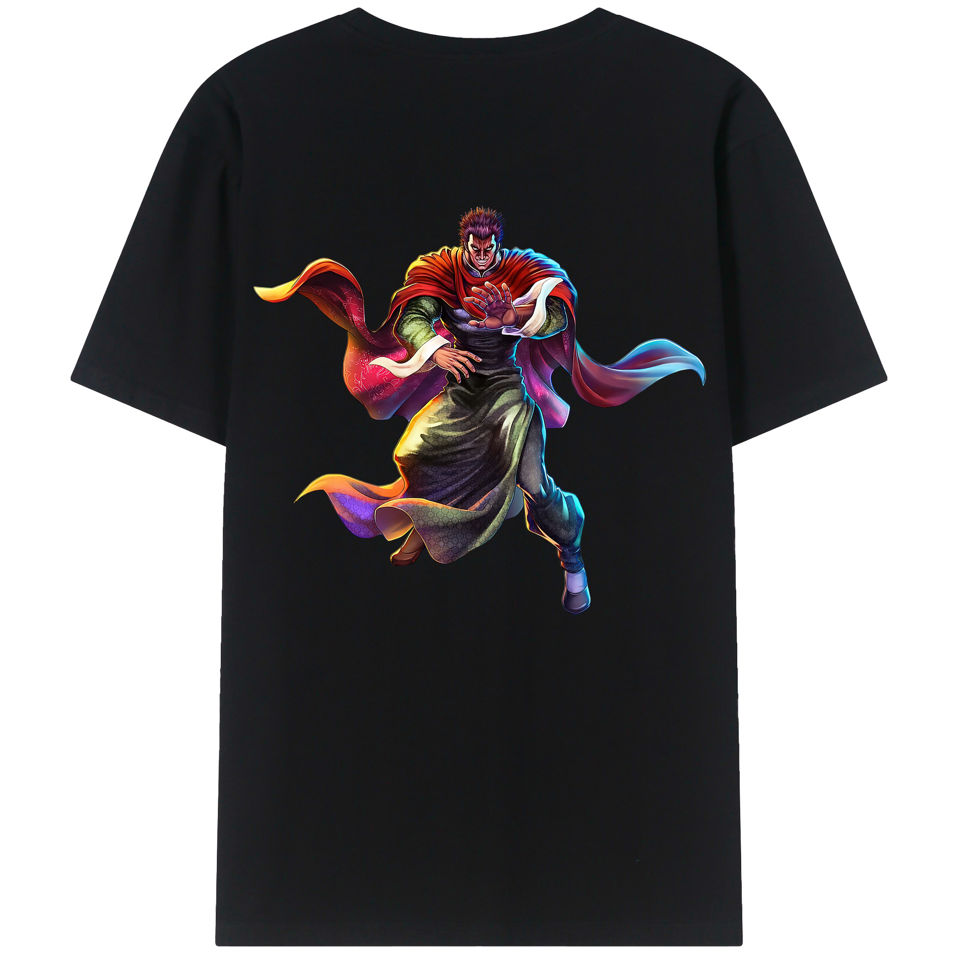 （画像用） 北斗の拳 Fist of the North Star レディース半袖Tシャツ(バックプリント)