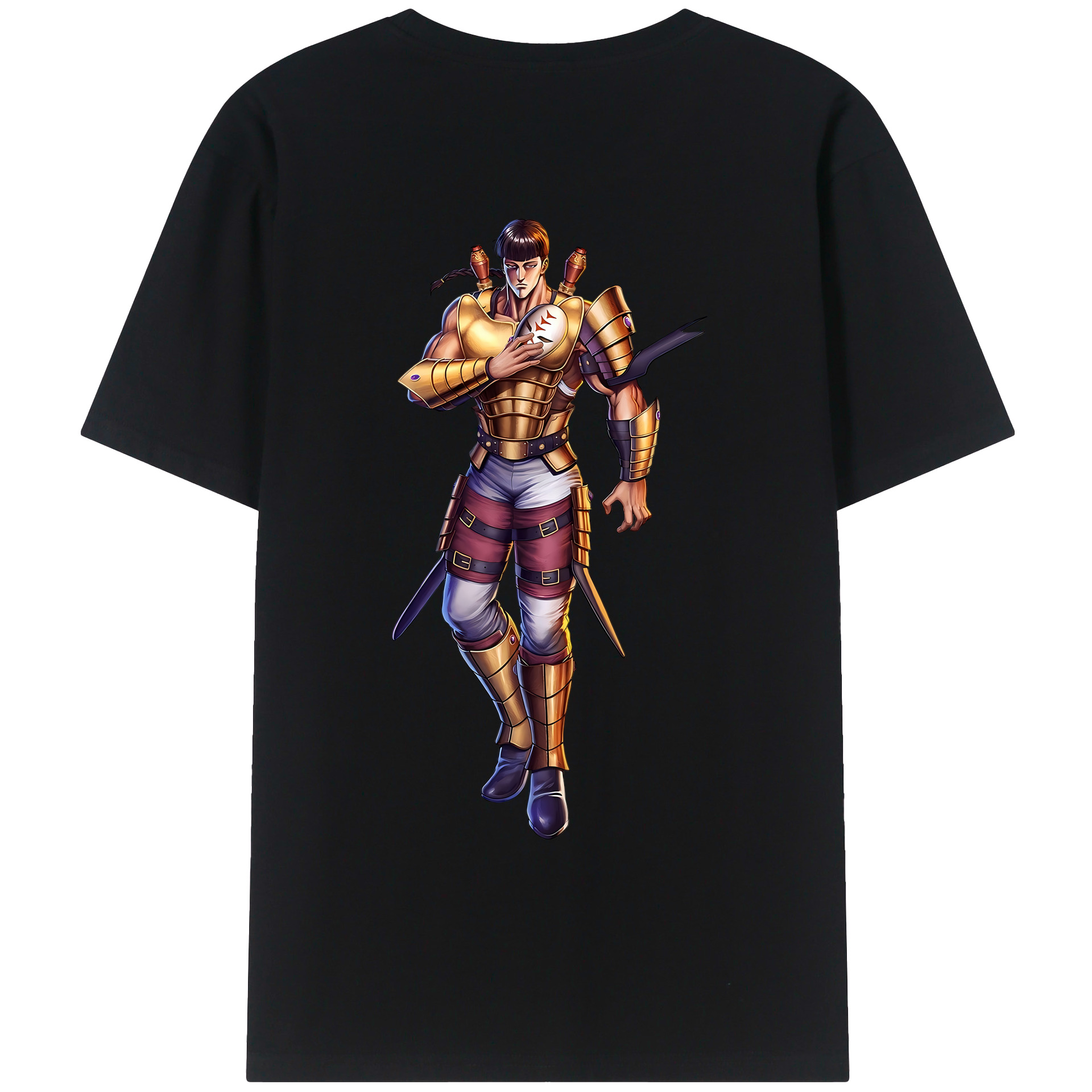 （画像用） 北斗の拳 Fist of the North Star レディース半袖Tシャツ(バックプリント)