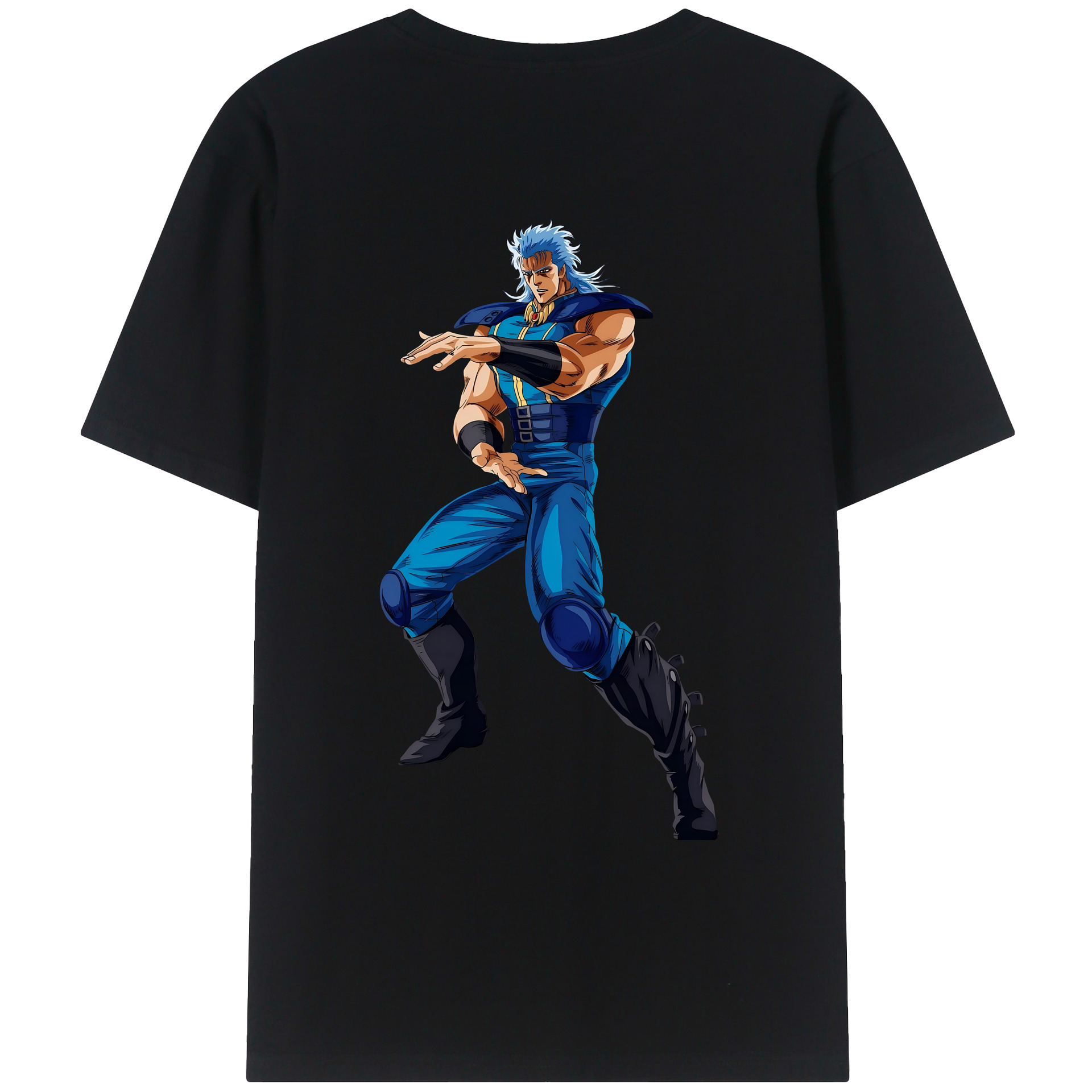 （画像用） 北斗の拳 Fist of the North Star レディース半袖Tシャツ(バックプリント)