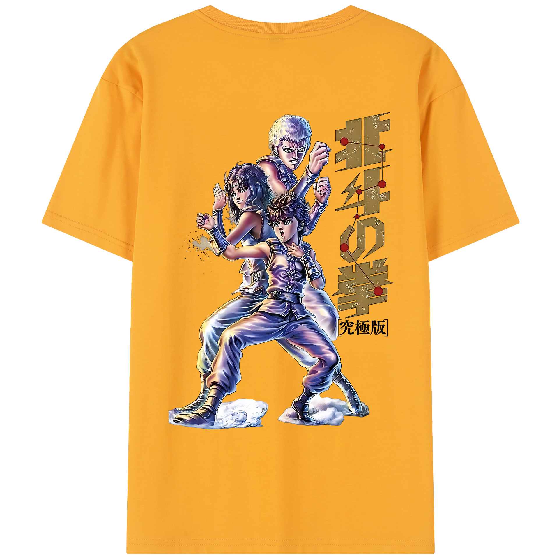 （画像用） 北斗の拳 Fist of the North Star レディース半袖Tシャツ(バックプリント)