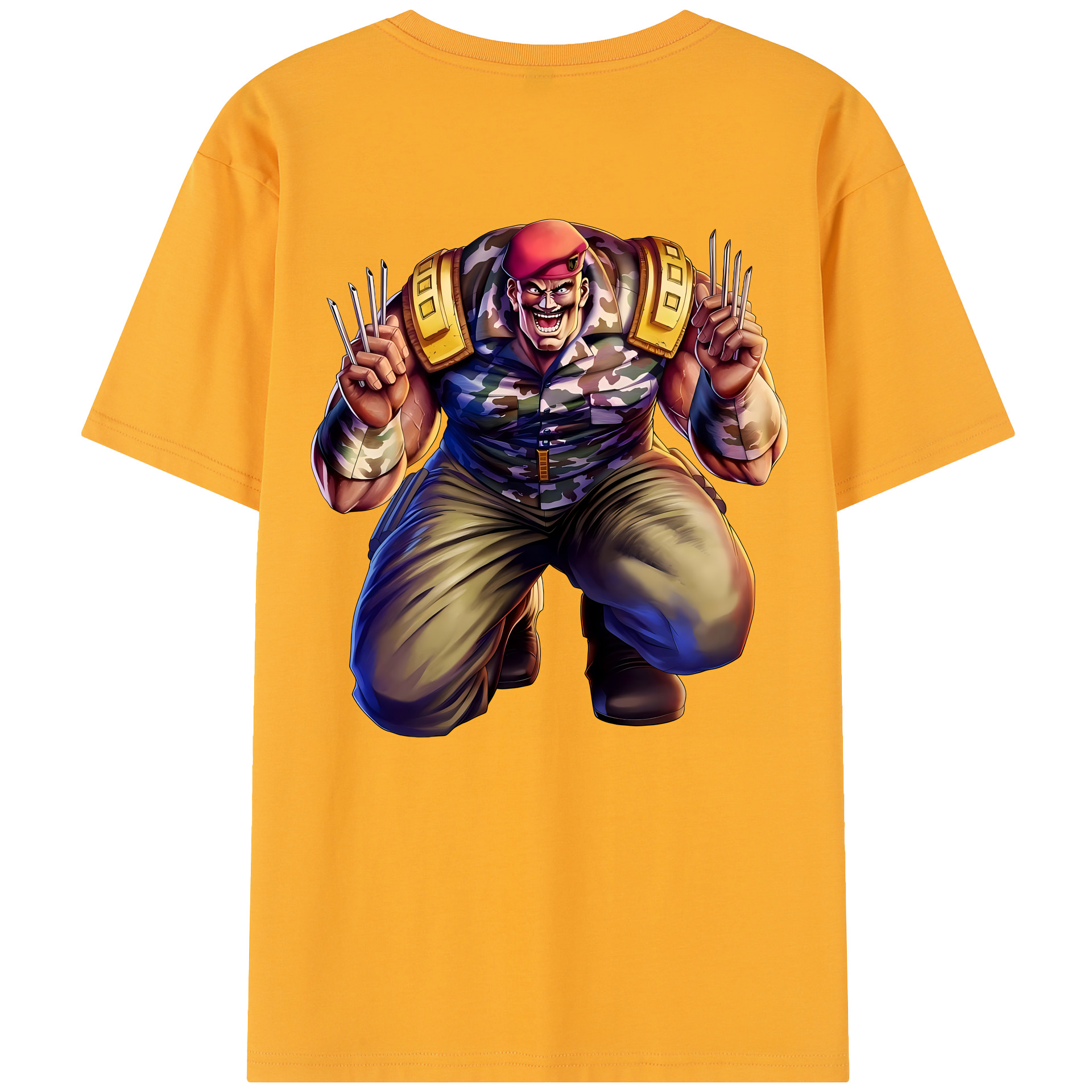 （画像用） 北斗の拳 Fist of the North Star レディース半袖Tシャツ(バックプリント)