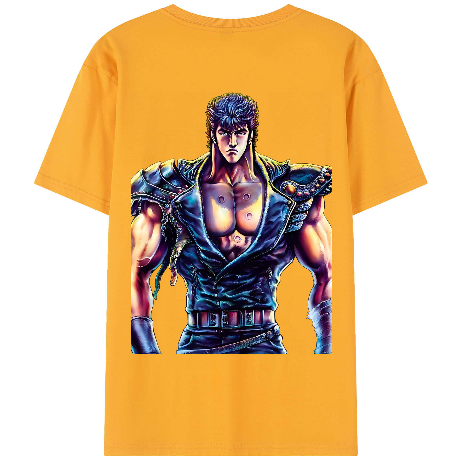 （画像用） 北斗の拳 Fist of the North Star レディース半袖Tシャツ(バックプリント)