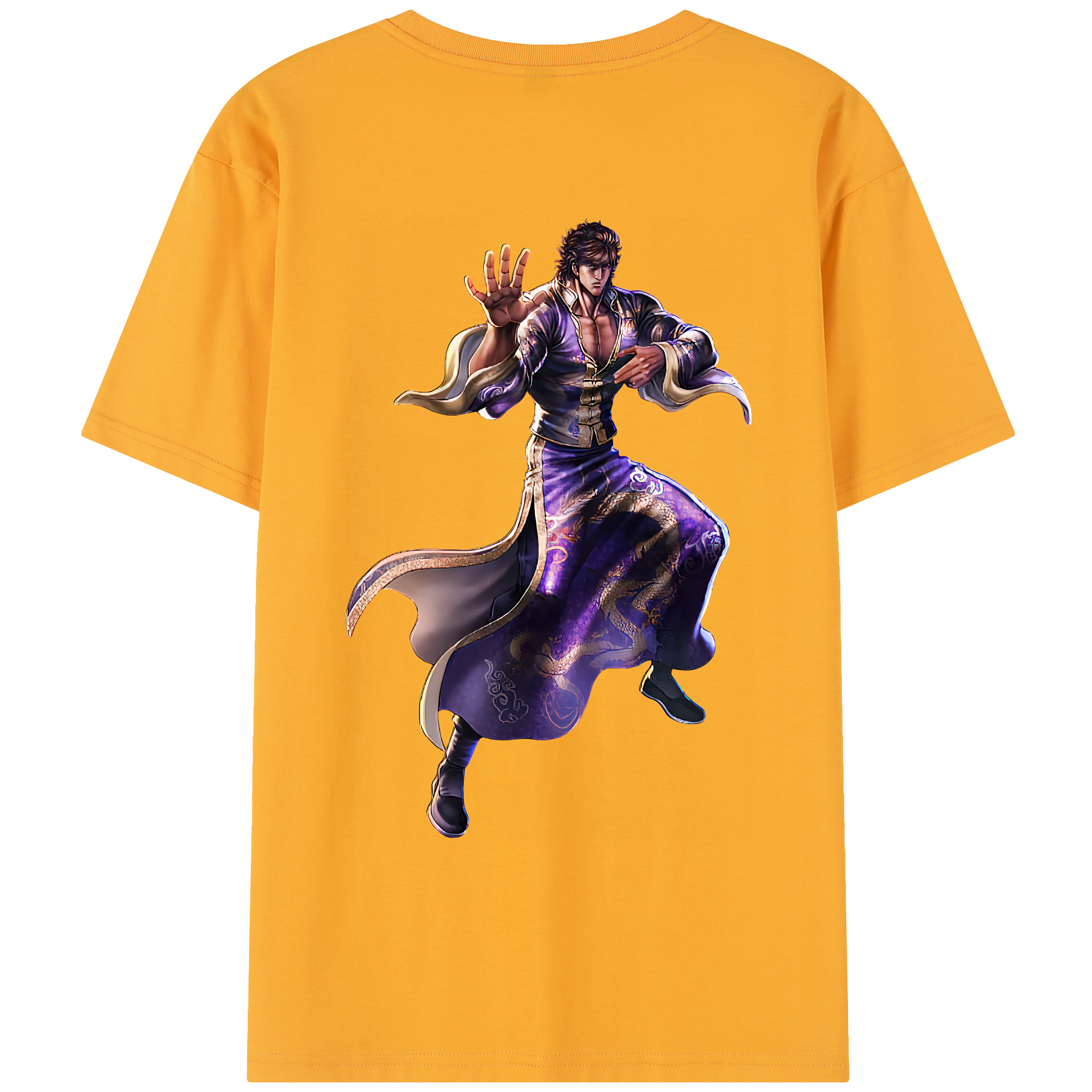 （画像用） 北斗の拳 Fist of the North Star レディース半袖Tシャツ(バックプリント)