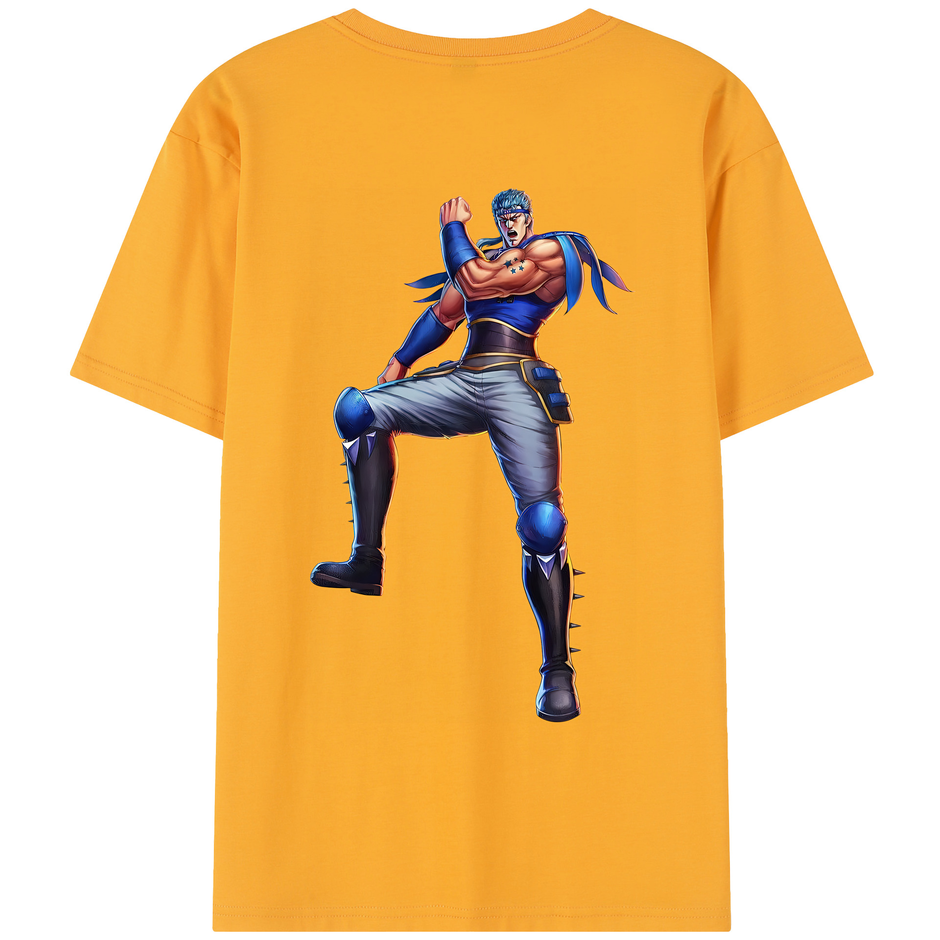 （画像用） 北斗の拳 Fist of the North Star レディース半袖Tシャツ(バックプリント)