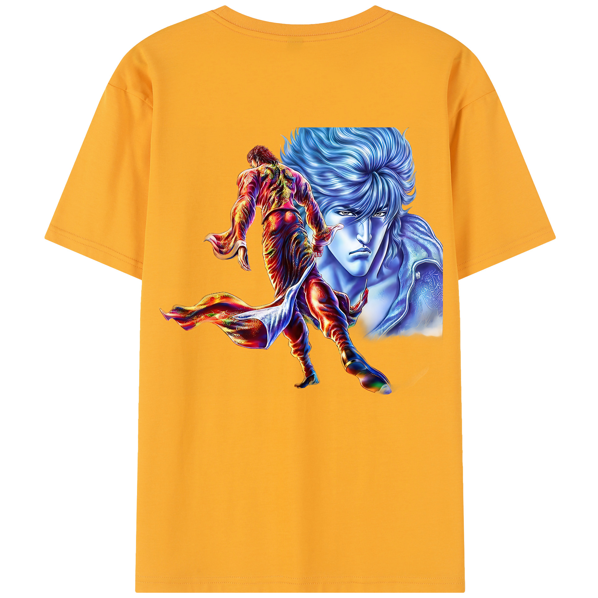 （画像用） 北斗の拳 Fist of the North Star レディース半袖Tシャツ(バックプリント)