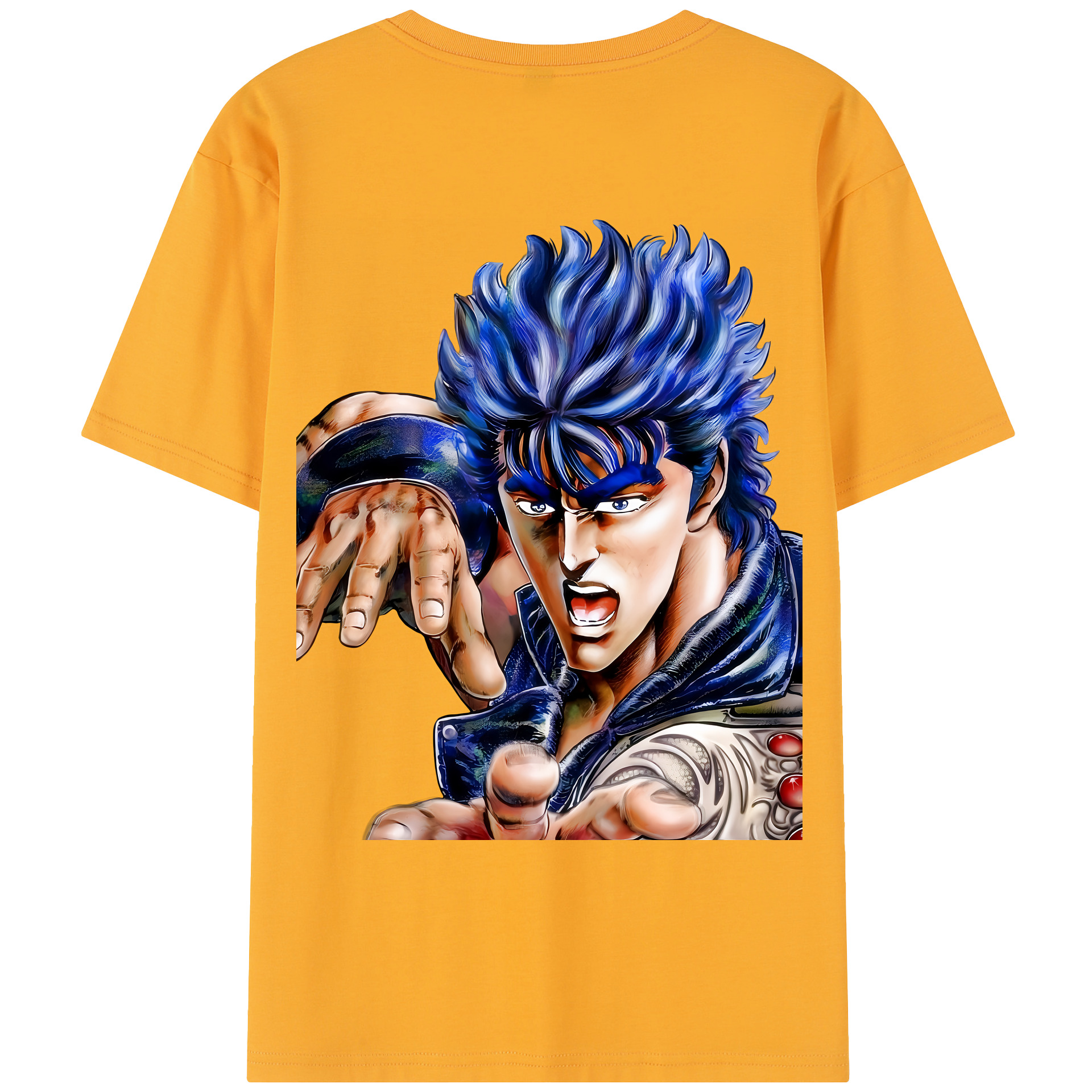 （画像用） 北斗の拳 Fist of the North Star レディース半袖Tシャツ(バックプリント)
