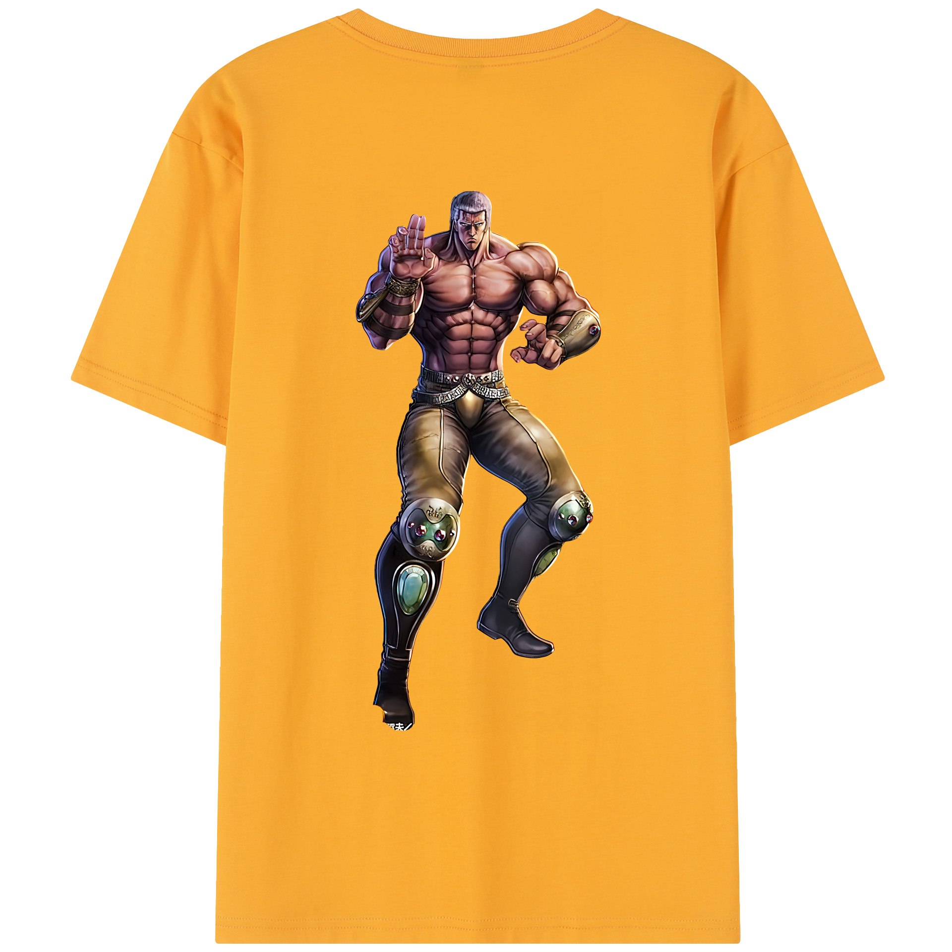 （画像用） 北斗の拳 Fist of the North Star レディース半袖Tシャツ(バックプリント)