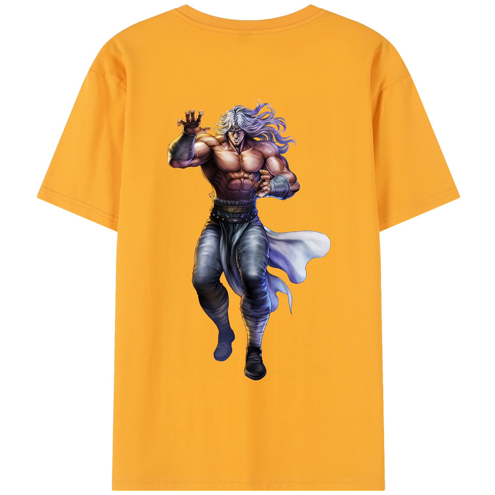 （画像用） 北斗の拳 Fist of the North Star レディース半袖Tシャツ(バックプリント)